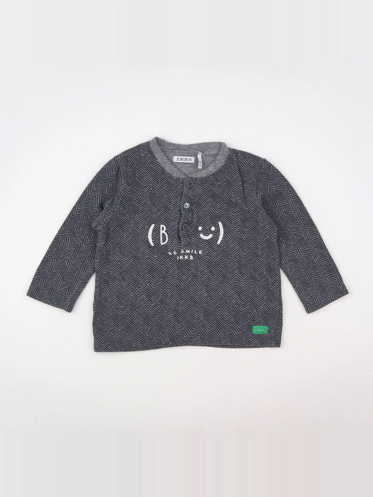 IKKS - tee-shirt gris - 12 mois