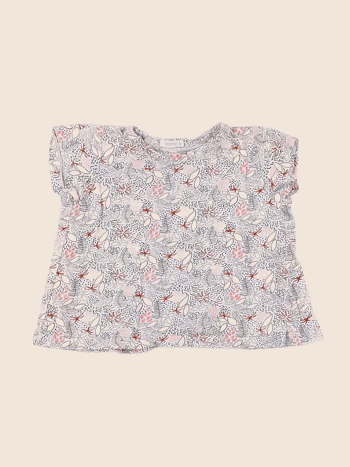 Boutchou - tee-shirt rose - 12 mois