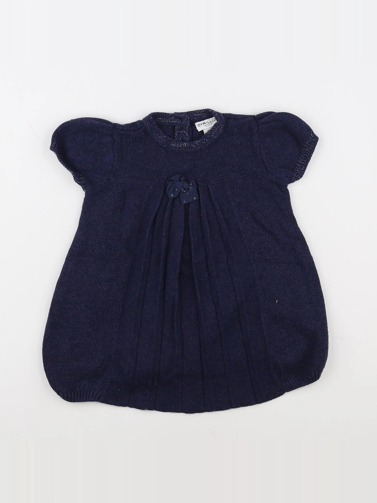 Cyrillus - robe bleu - 12 mois