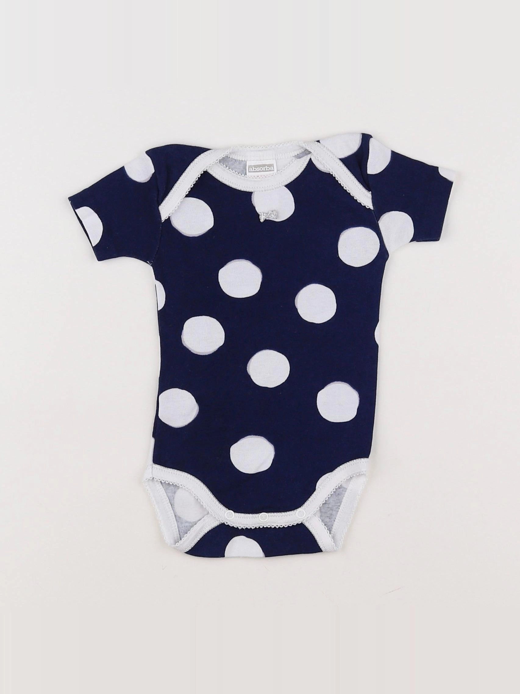 Absorba - body bleu, blanc - 3 mois