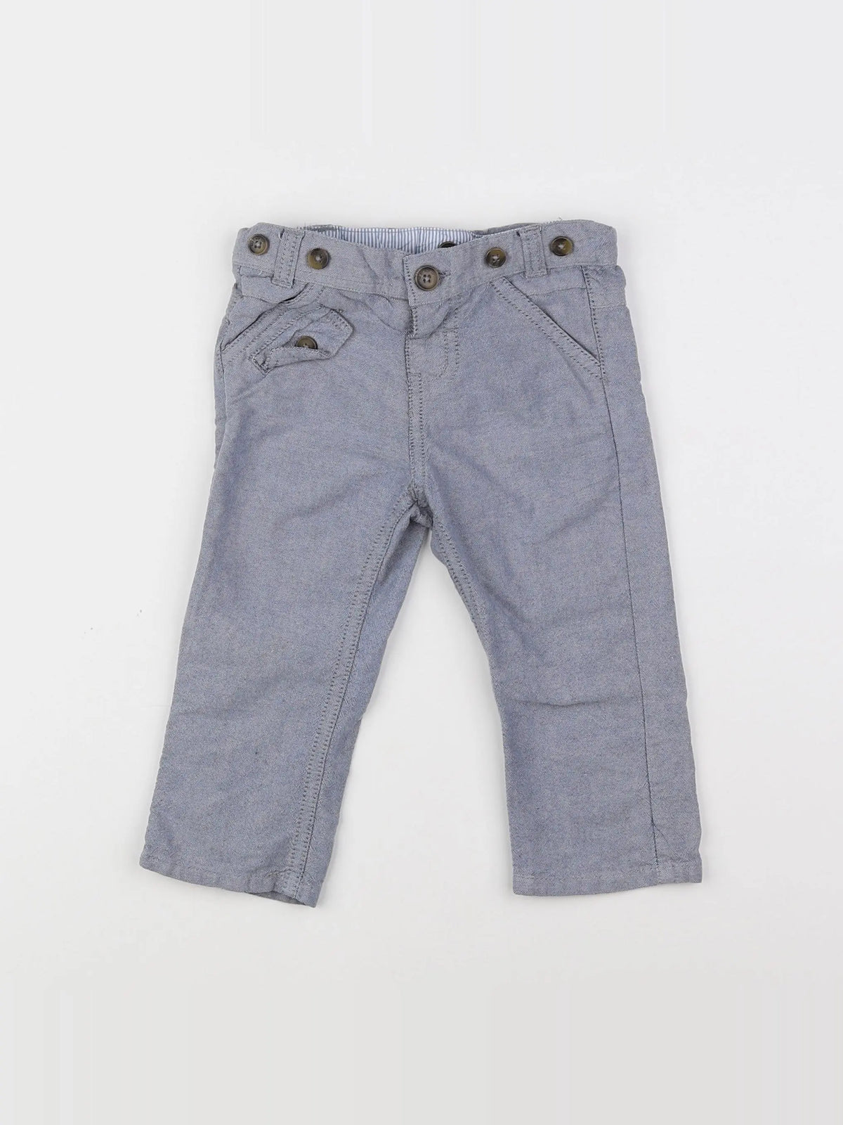 Tape à l'oeil - pantalon bleu - 6 mois