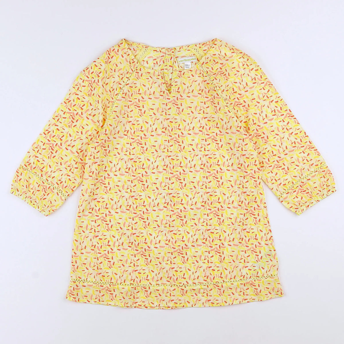Vertbaudet - robe jaune - 10 ans