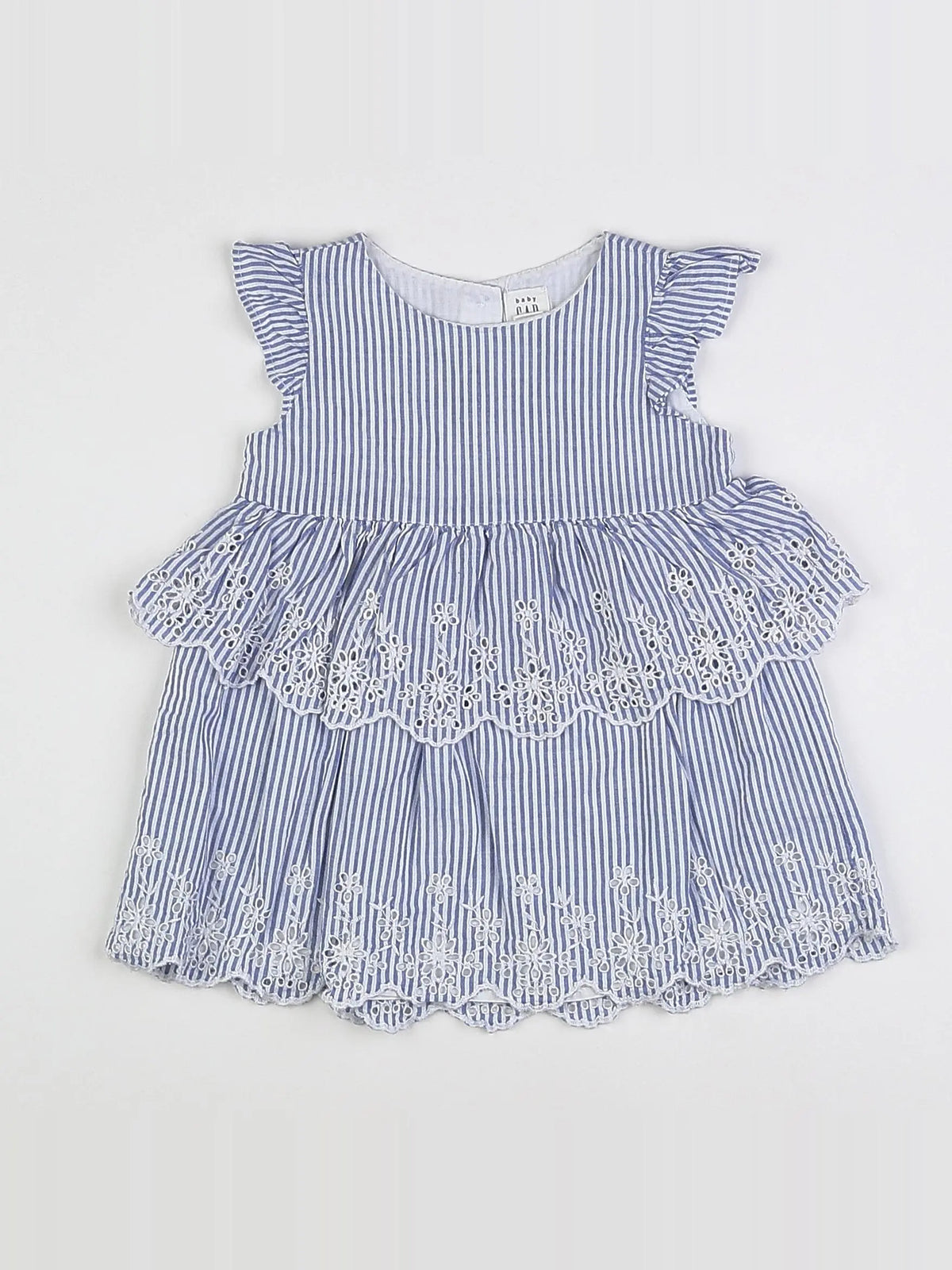 GAP - robe bleu, blanc - 12 mois