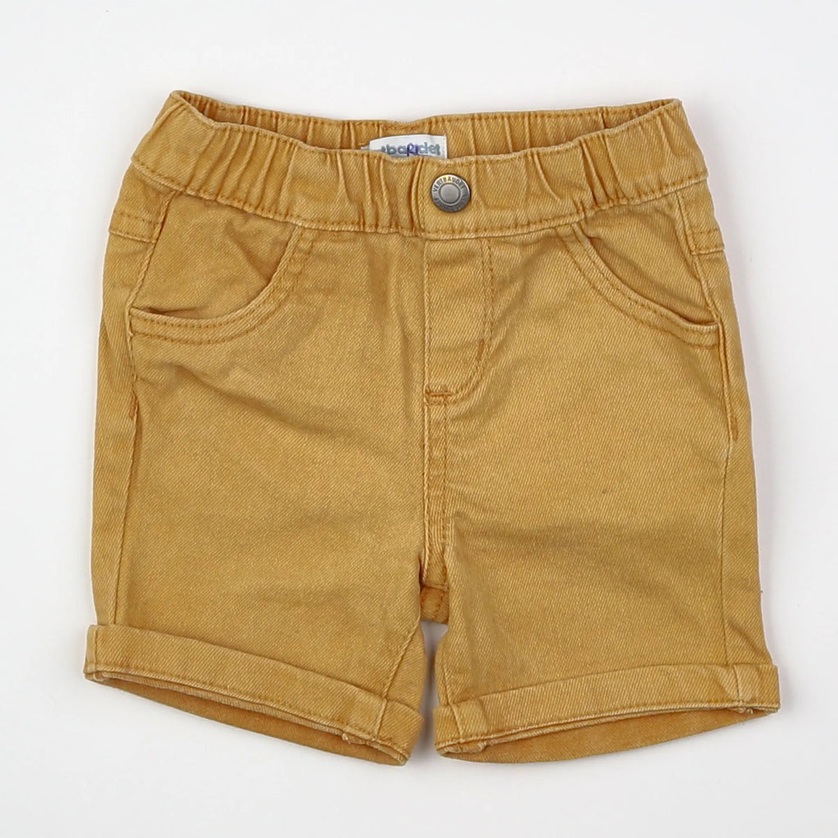 Vertbaudet - short jaune - 9 mois
