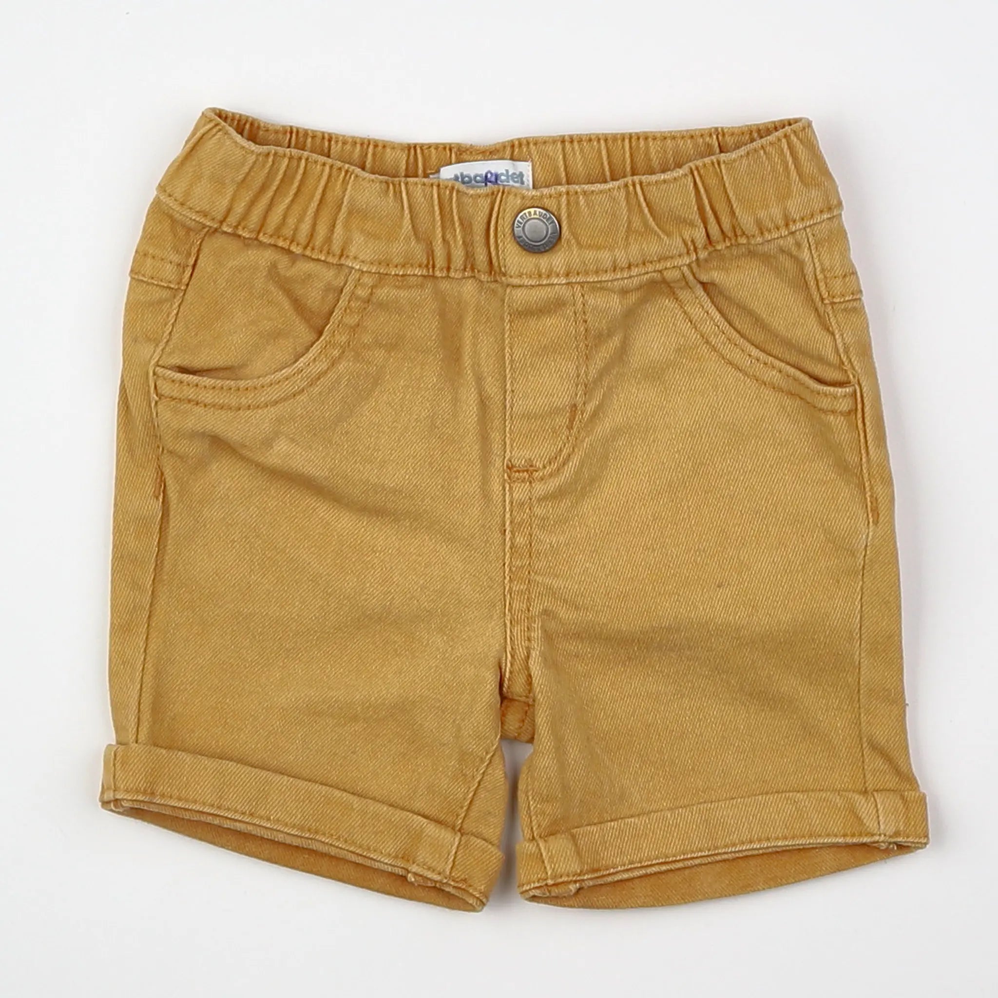 Vertbaudet - short jaune - 9 mois