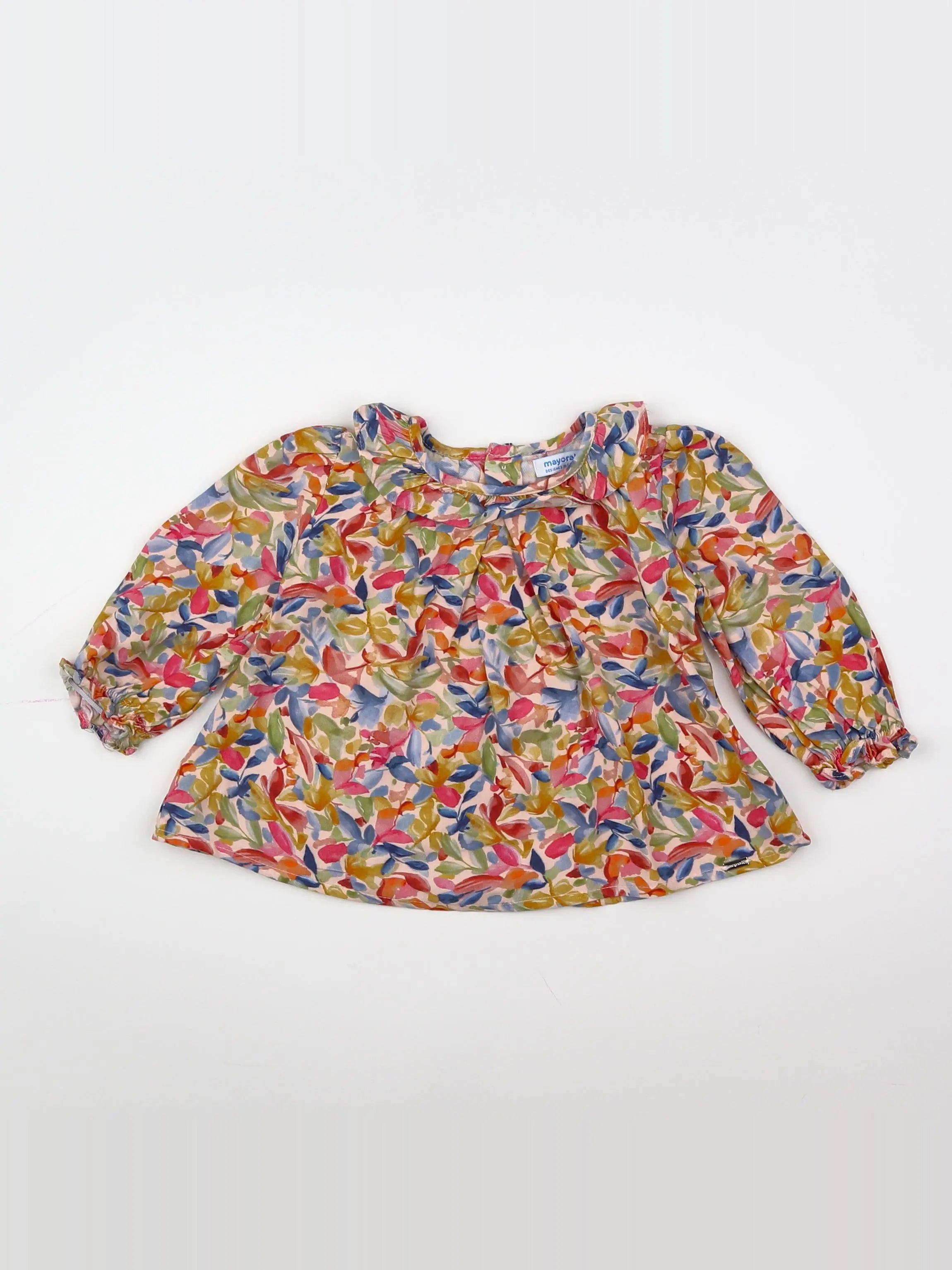 Mayoral - blouse multicolore - 6 mois