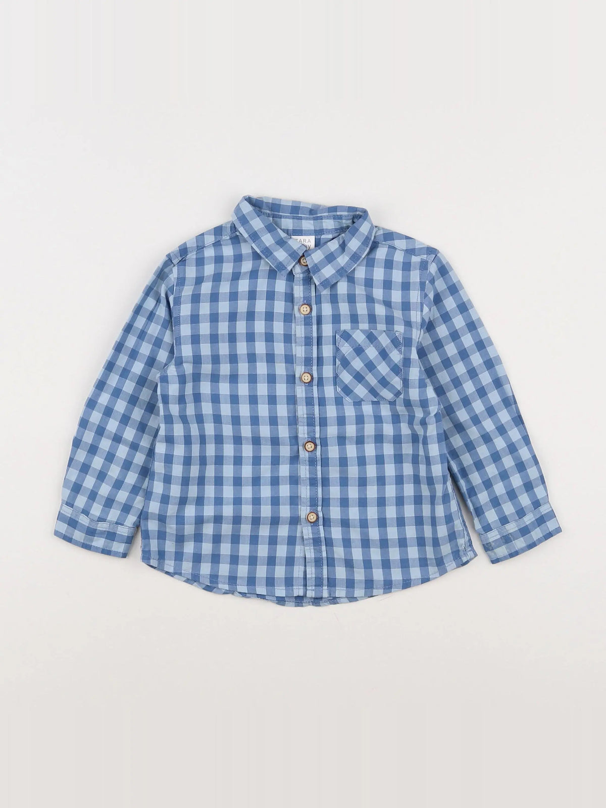 Zara - chemise bleu - 9/12 mois