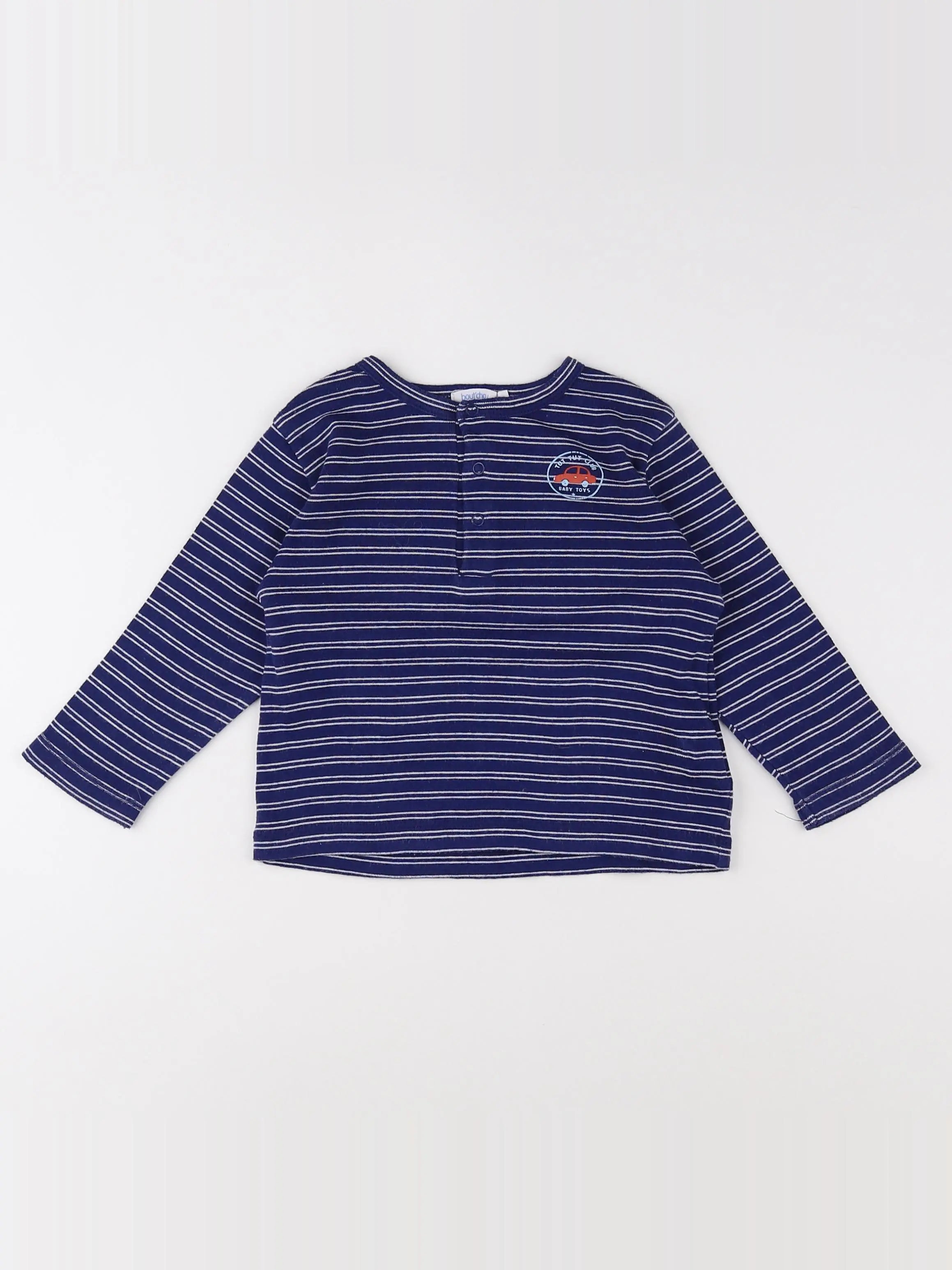 Boutchou - tee-shirt bleu - 18 mois