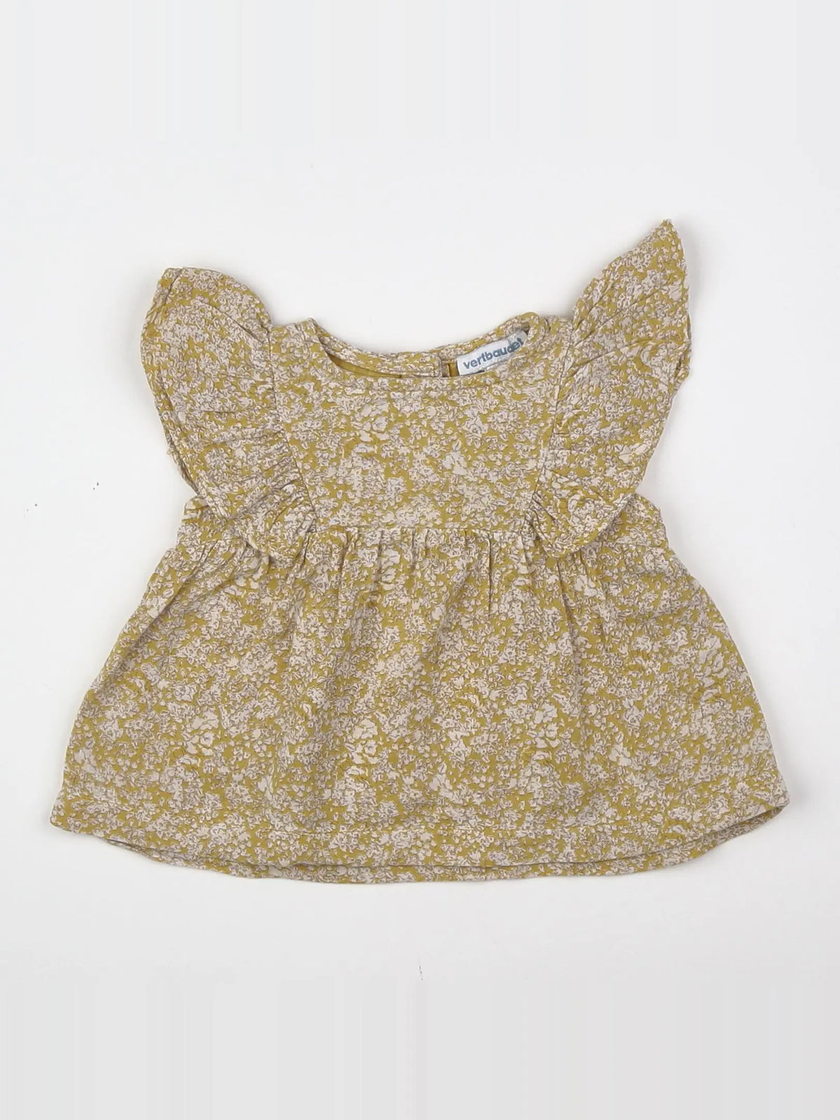 Vertbaudet - blouse jaune - 3 mois