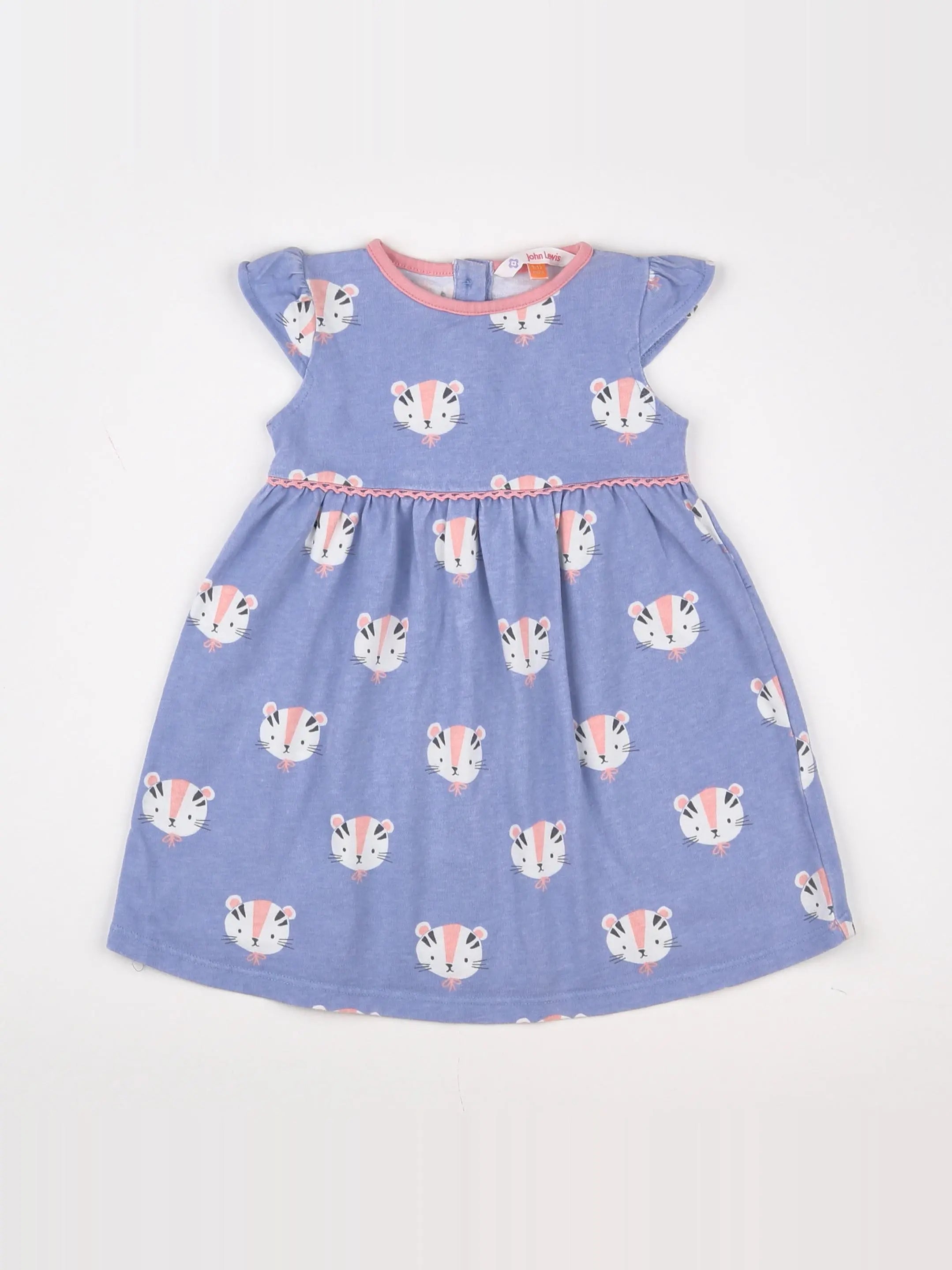 John Lewis - robe bleu - 9/12 mois