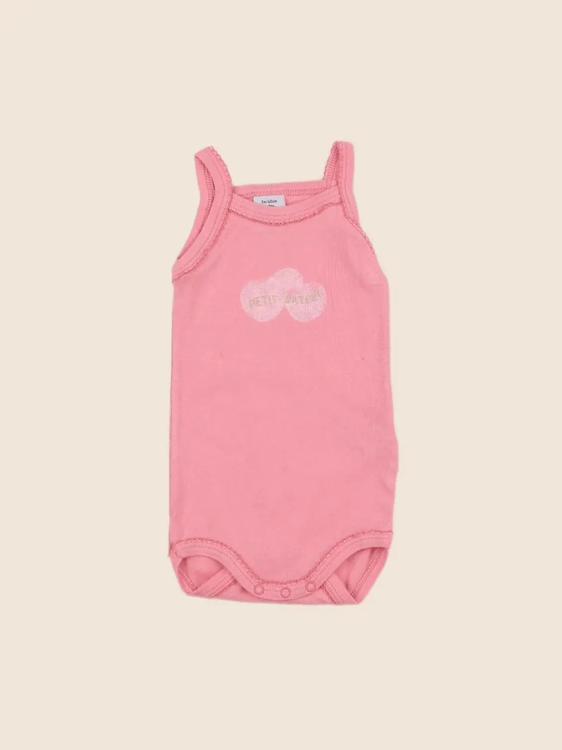 Petit Bateau - body rose - 3 mois