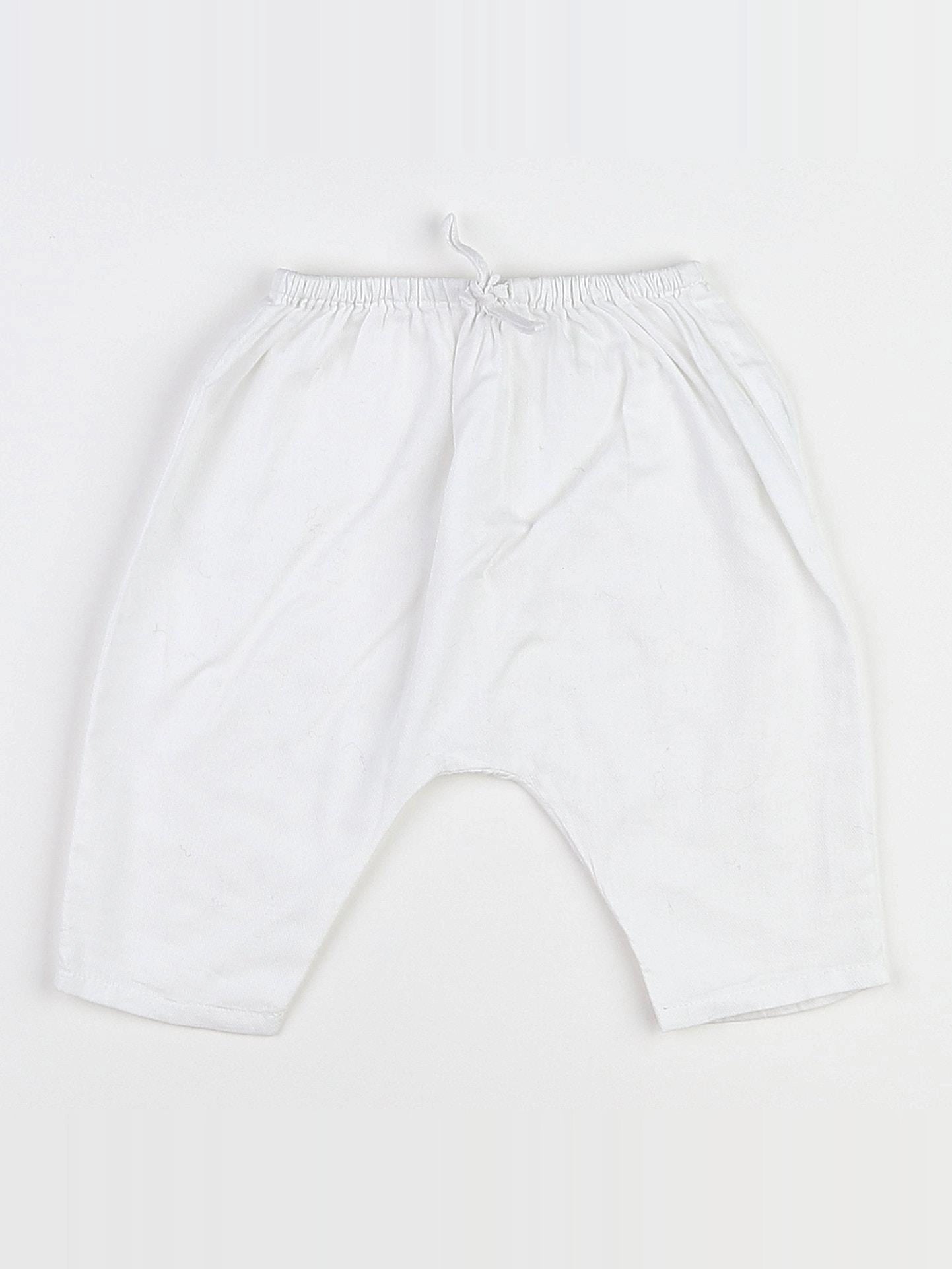 Boutchou - pantalon blanc - 3 mois