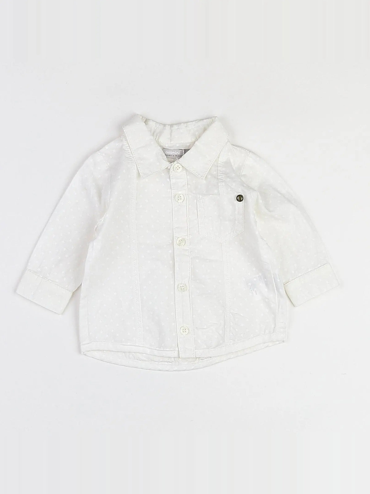 Catimini - chemise blanc - 3 mois