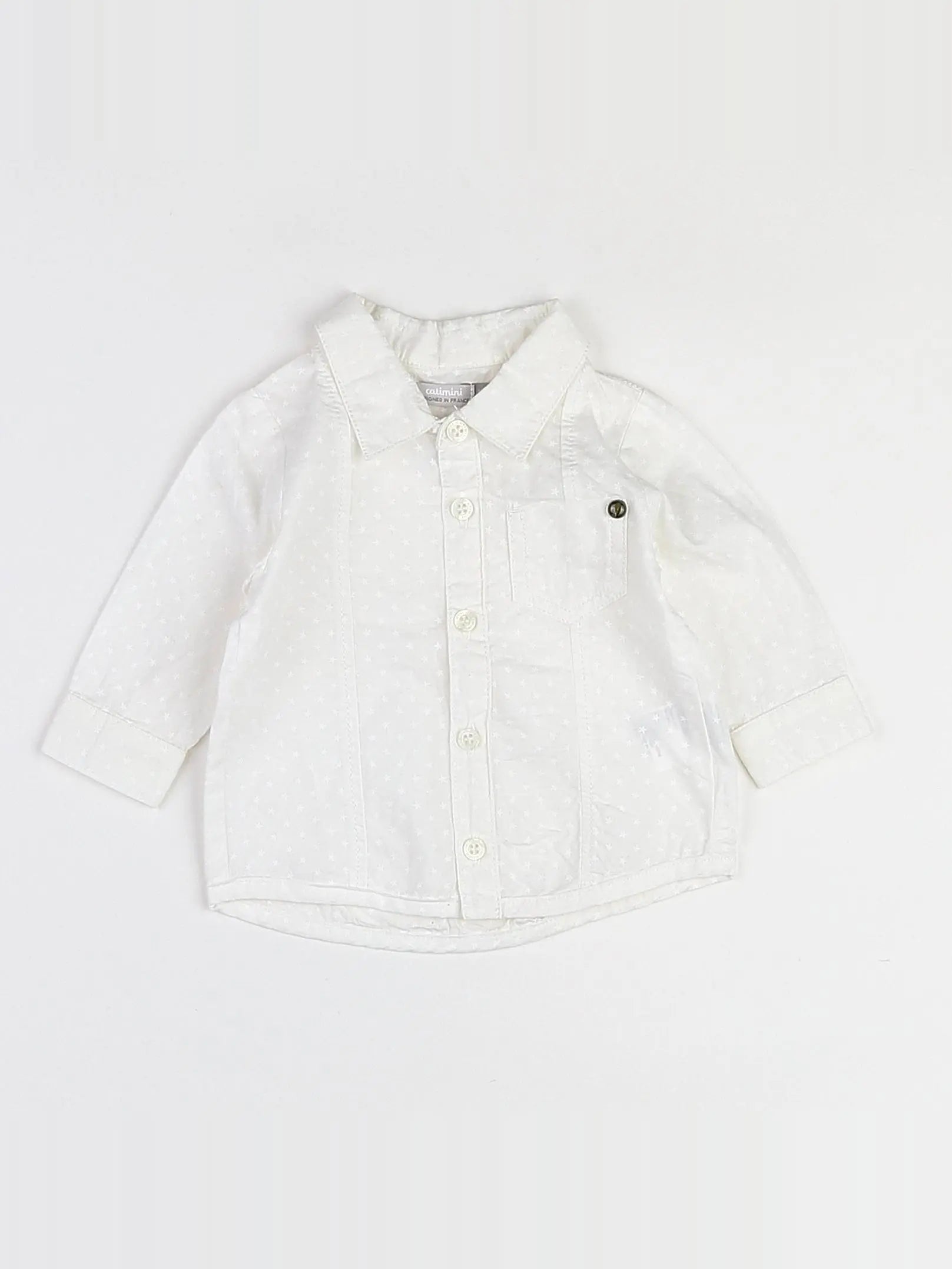 Catimini - chemise blanc - 3 mois