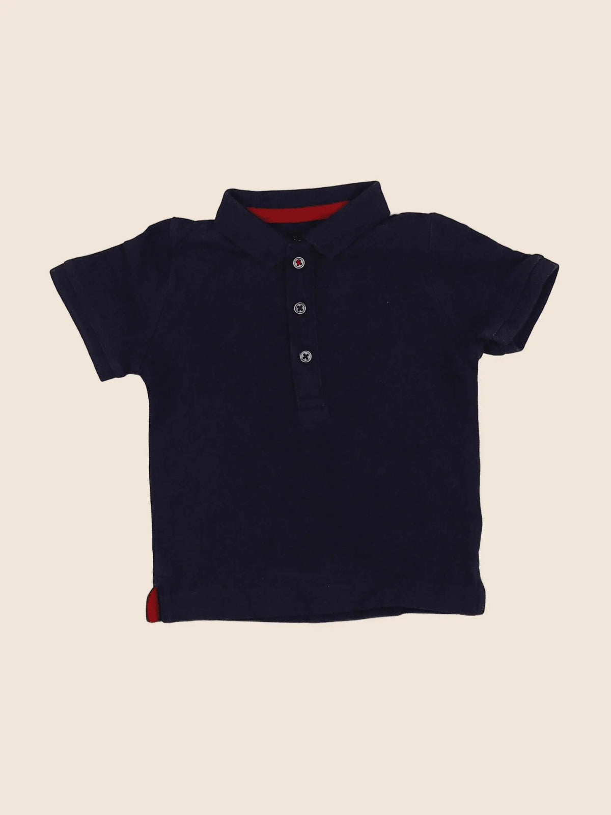 Boutchou - polo bleu - 6 mois