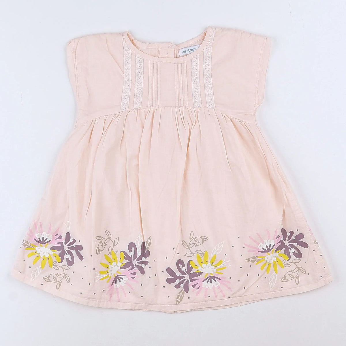 Vertbaudet - robe rose - 18 mois