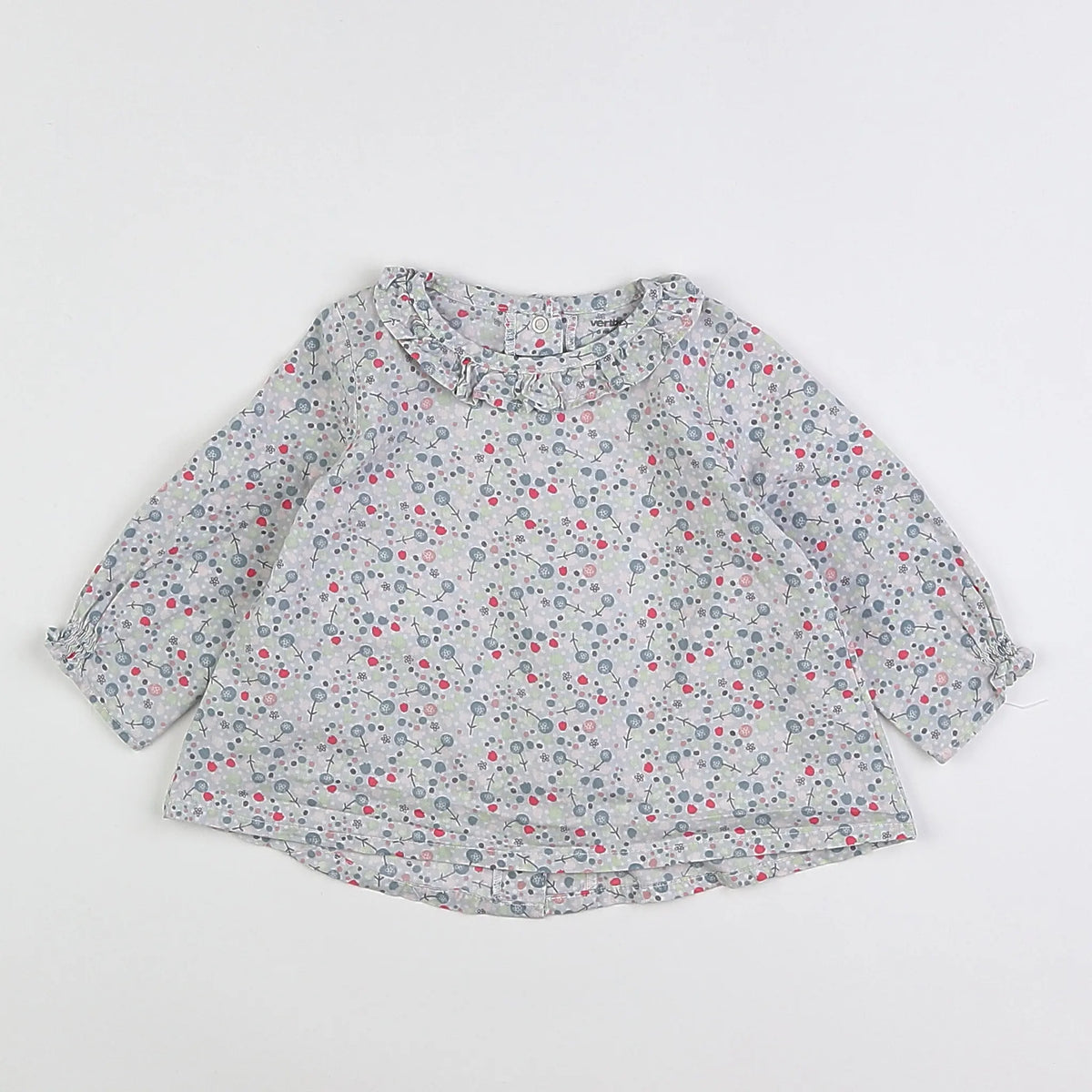Vertbaudet - blouse multicolore - 6 mois