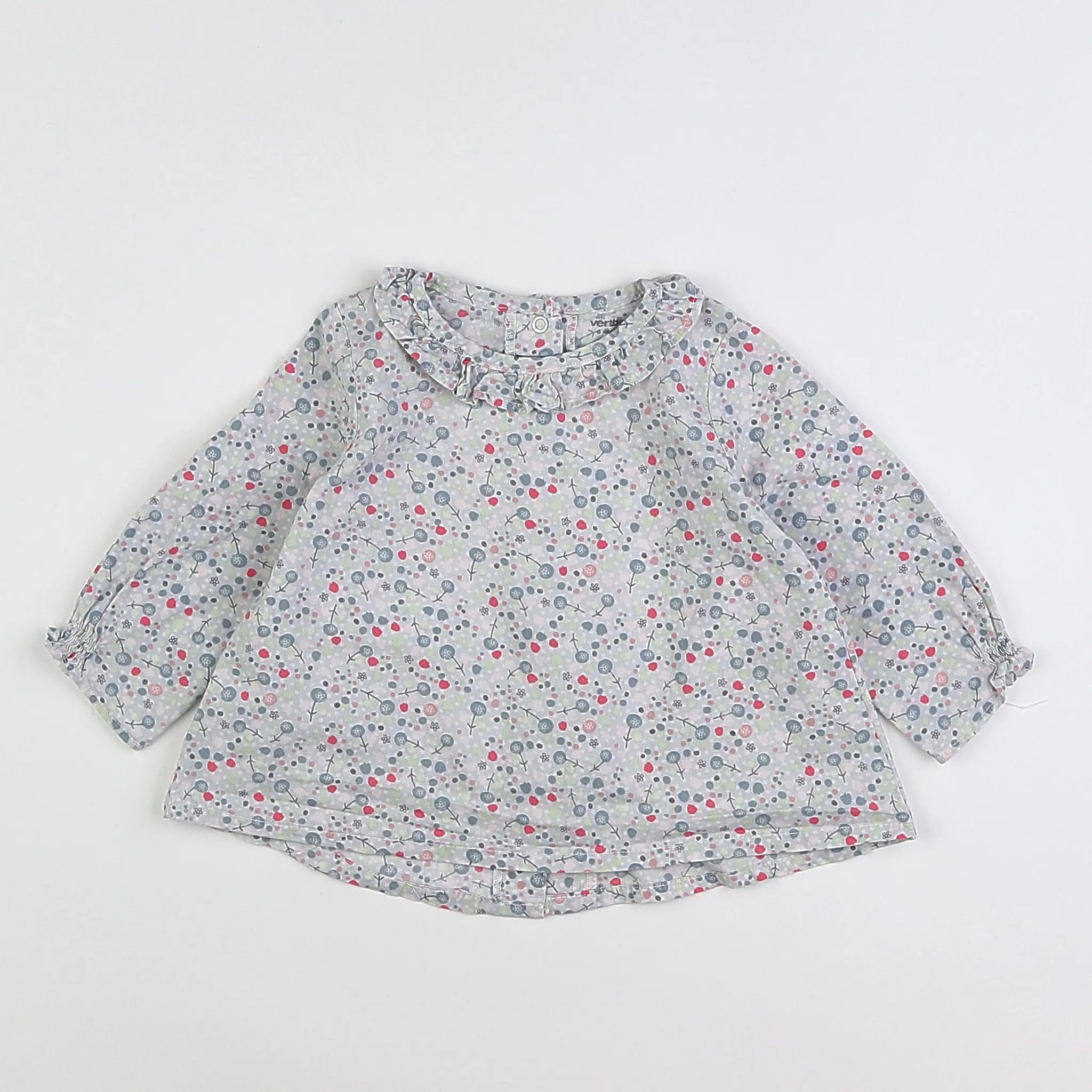 Vertbaudet - blouse multicolore - 6 mois