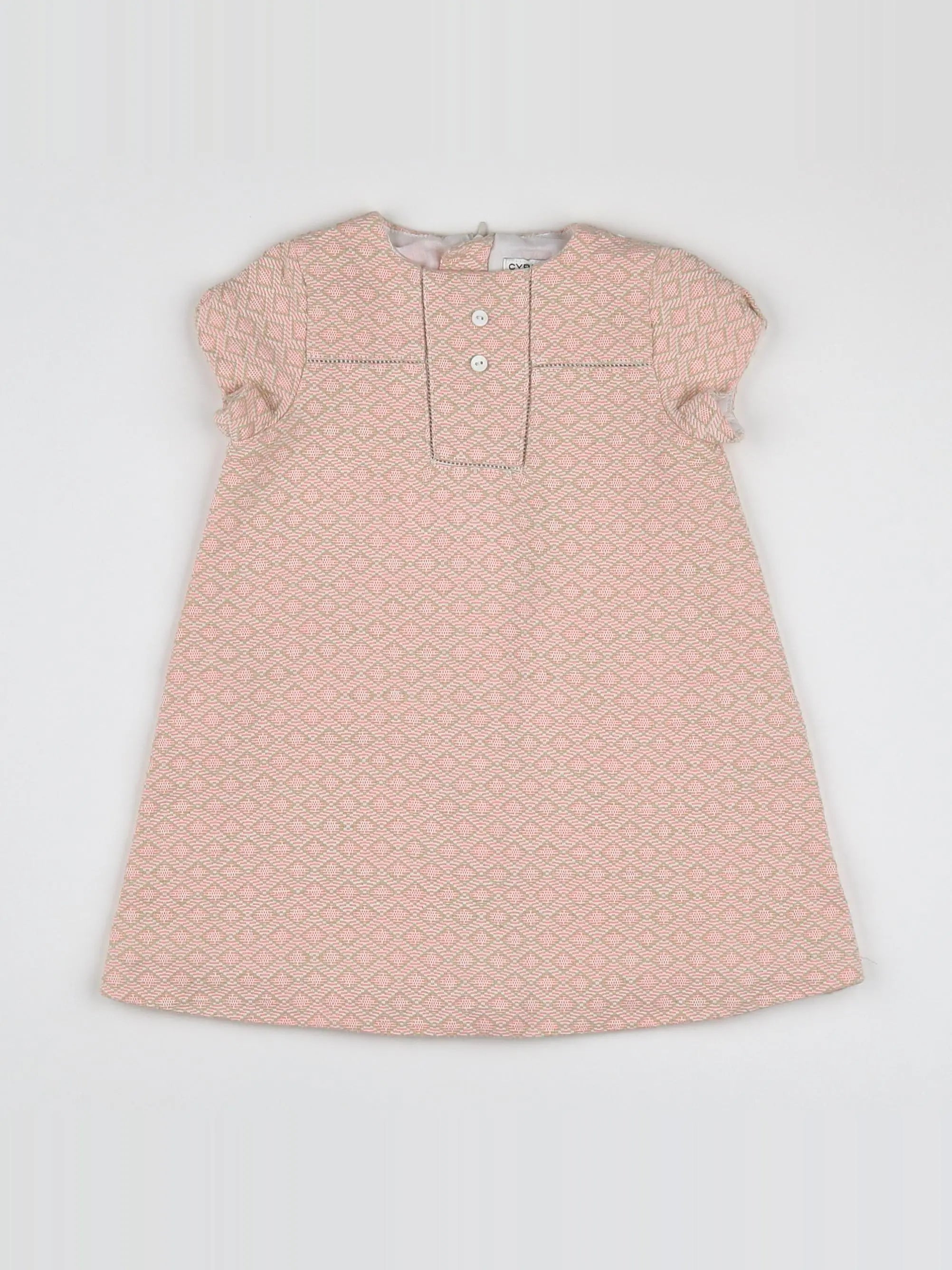 Cyrillus - robe rose - 18 mois