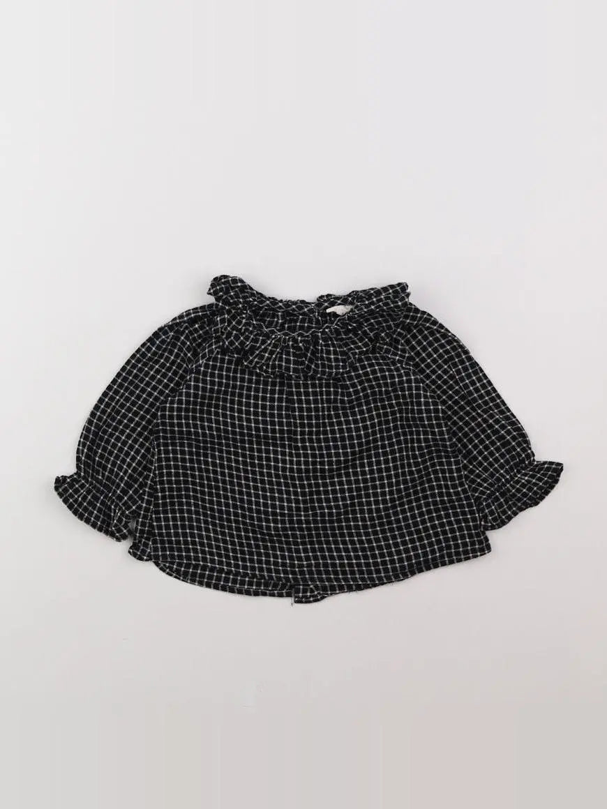 Louis Louise - blouse noir, beige - 12 mois