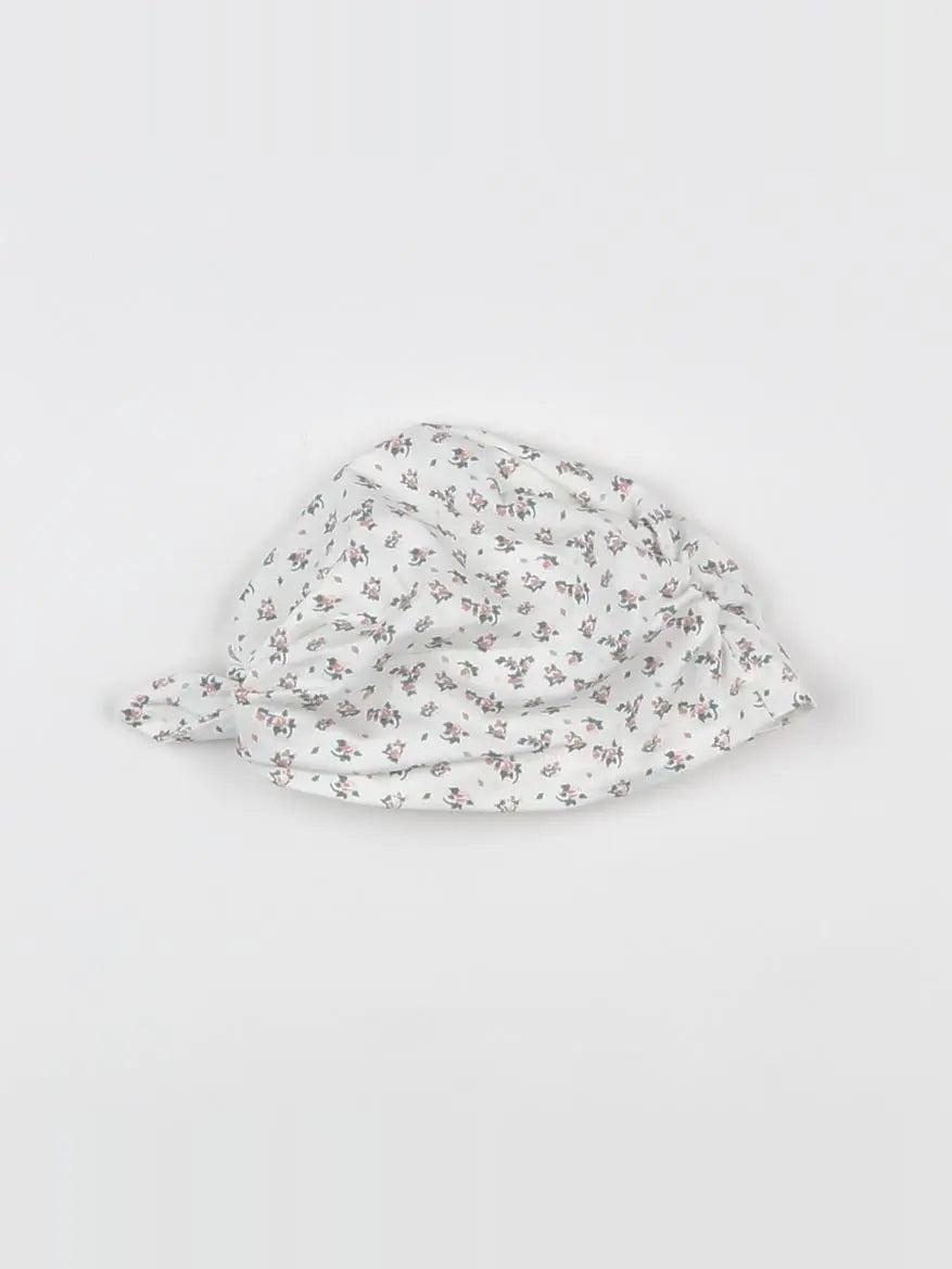 Vertbaudet - bonnet blanc - 12/18 mois