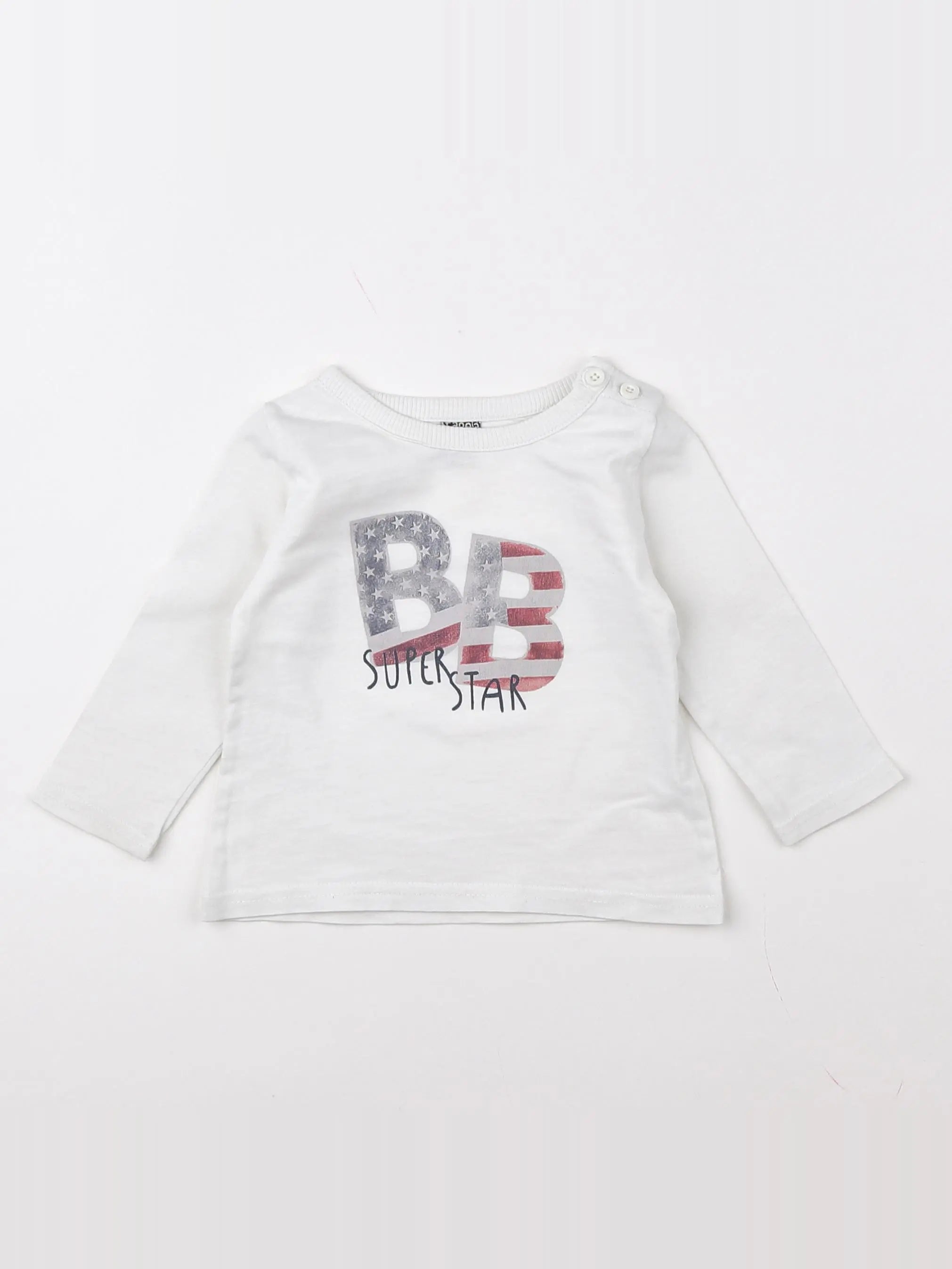 Tape à l'oeil - tee-shirt blanc - 9 mois