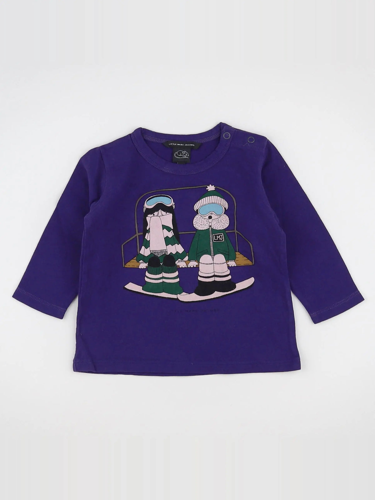 Little marc jacobs - tee-shirt violet - 12 mois