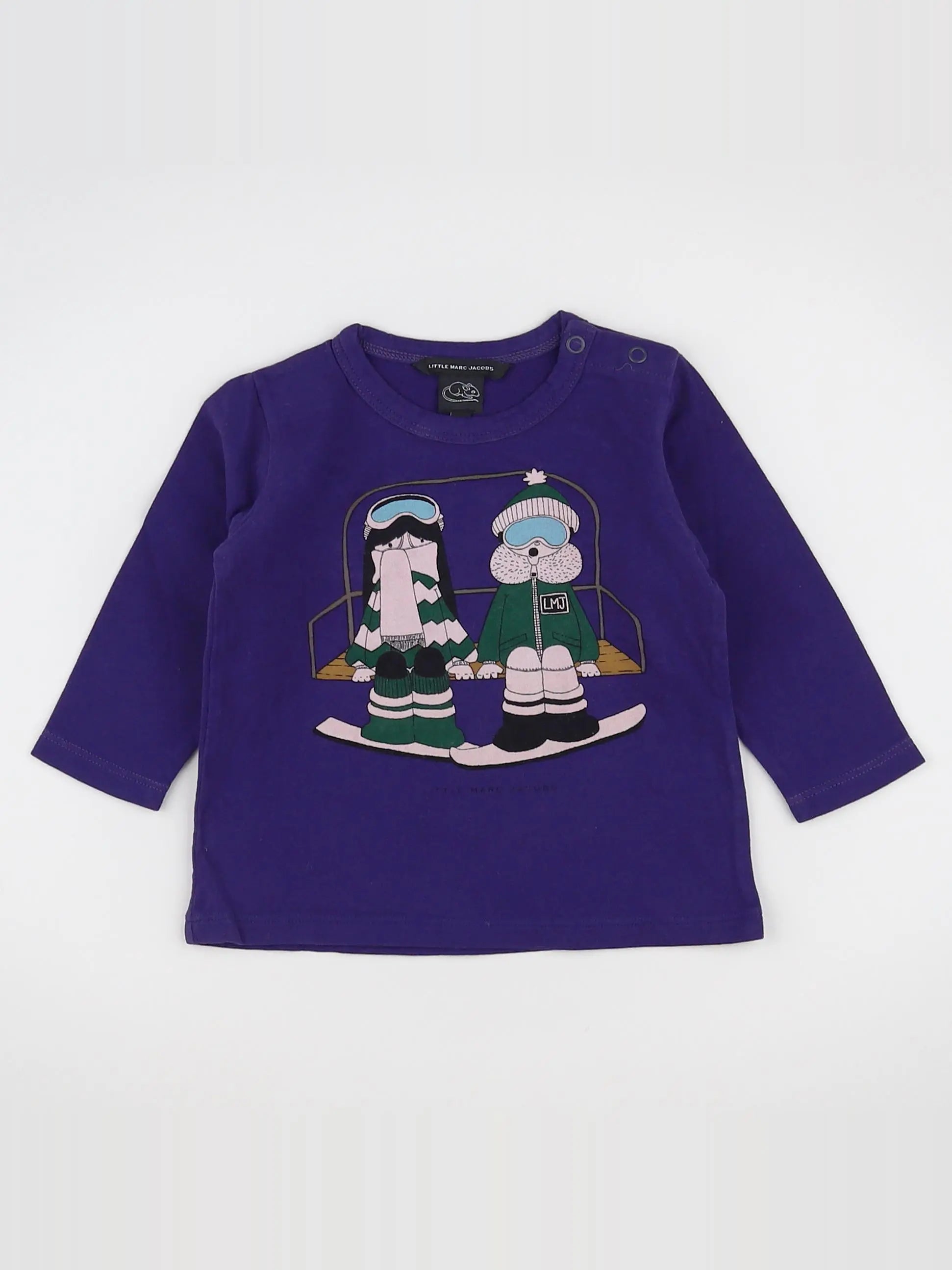 Little marc jacobs - tee-shirt violet - 12 mois