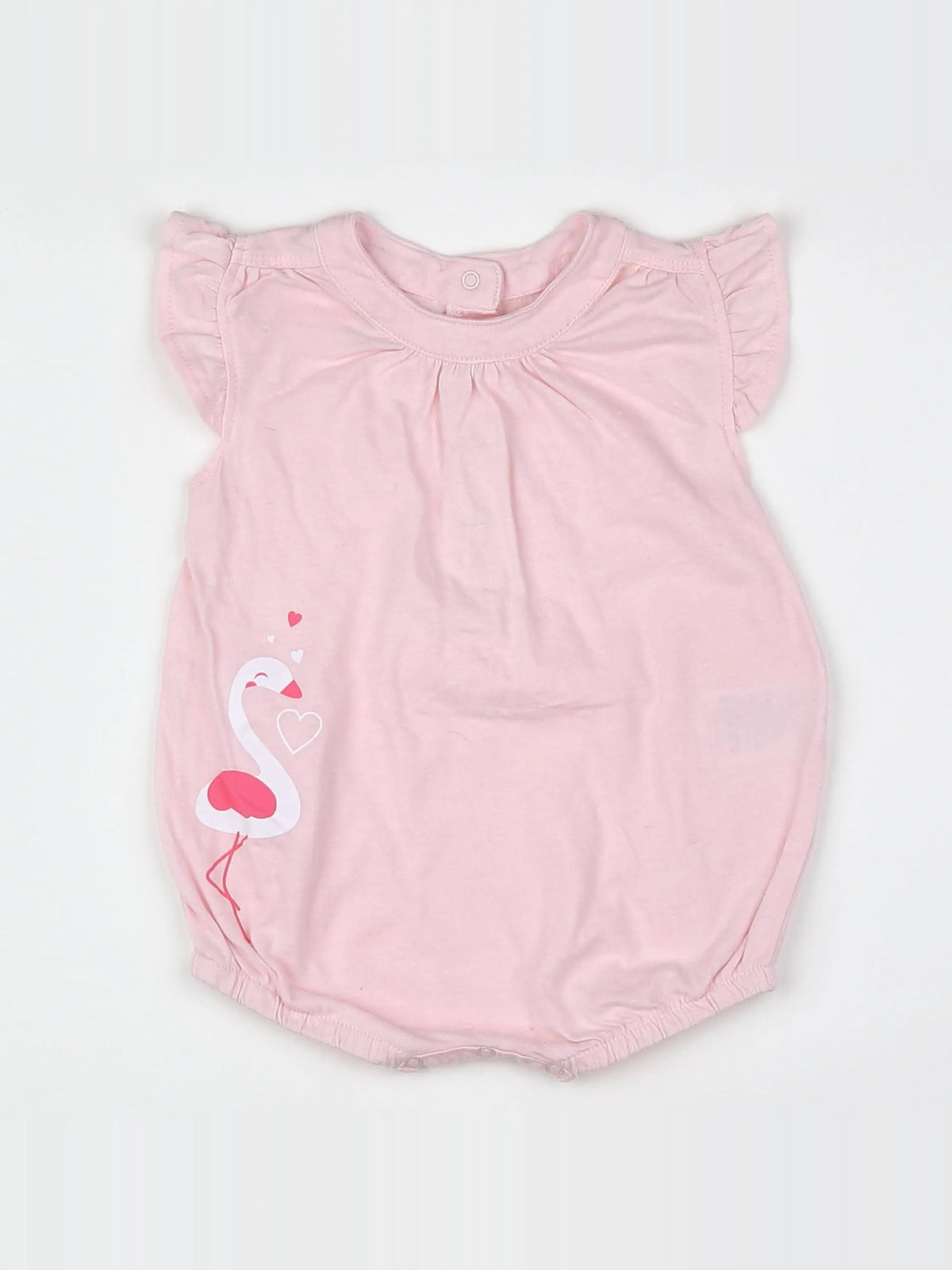 Vertbaudet - pyjama coton rose - 6 mois