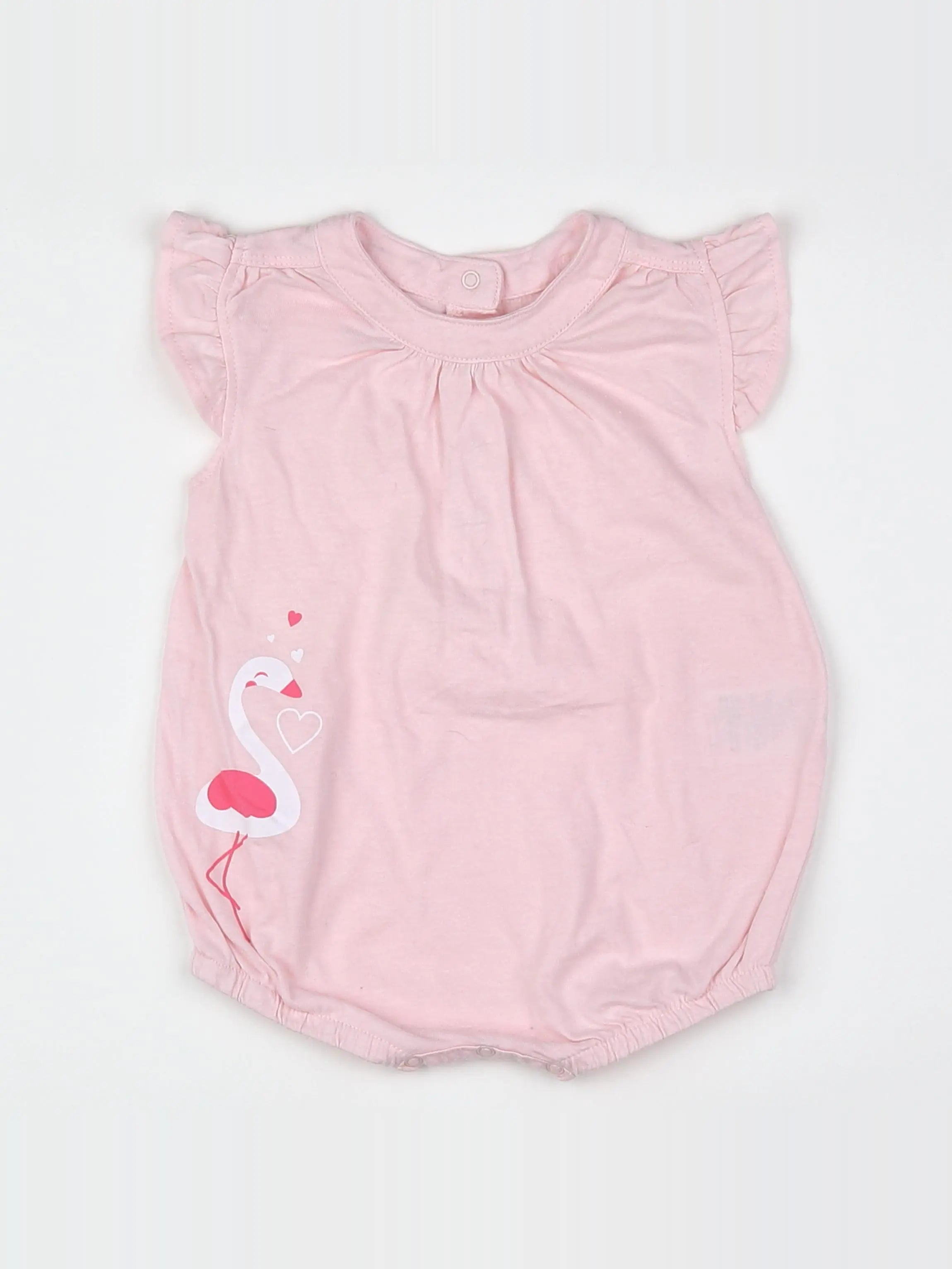Vertbaudet - pyjama coton rose - 6 mois
