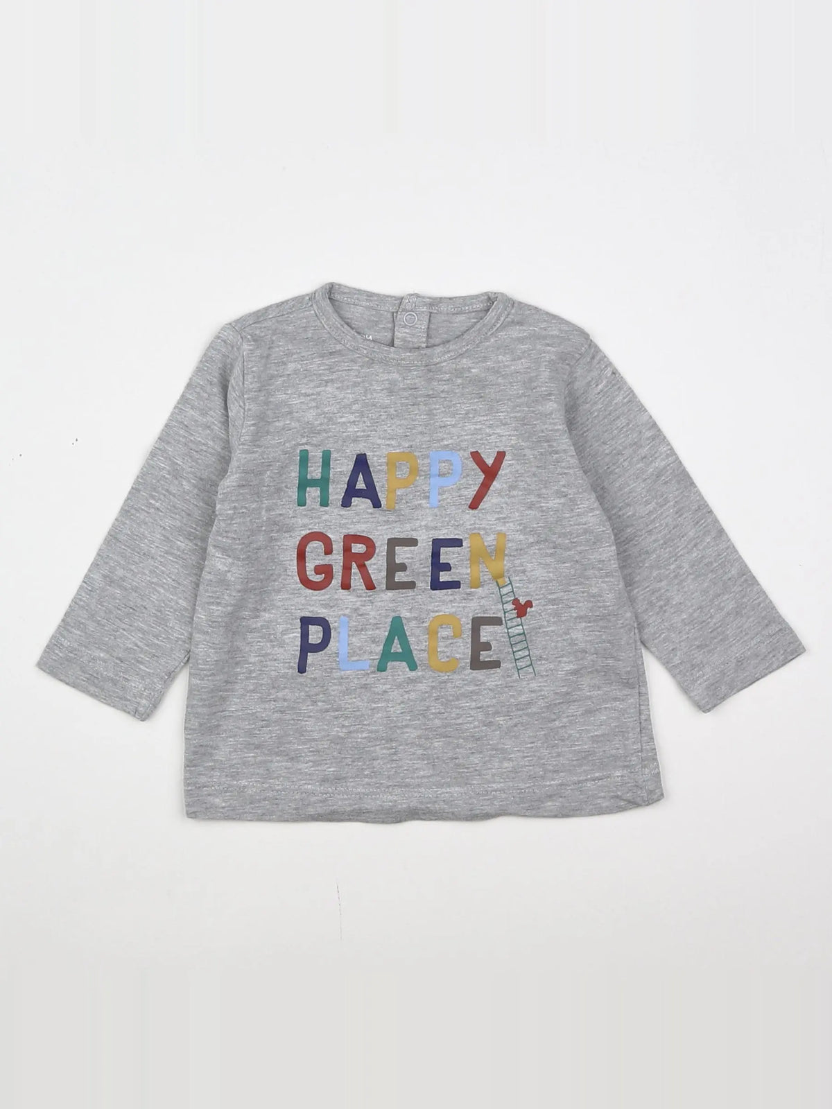Boutchou - tee-shirt gris - 6 mois