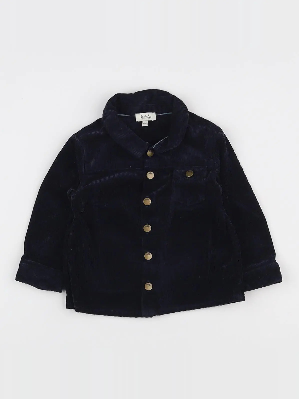 Natalys - veste bleu - 12 mois