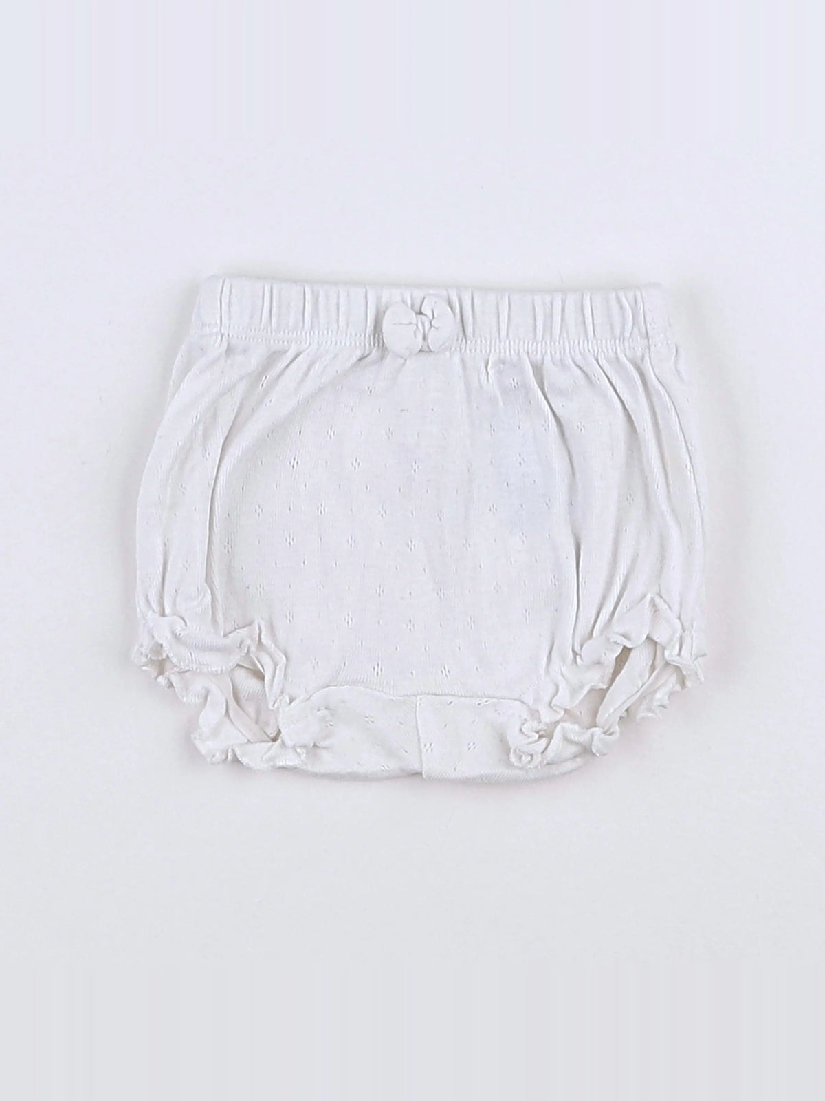 H&M - bloomer blanc - 0/1 mois