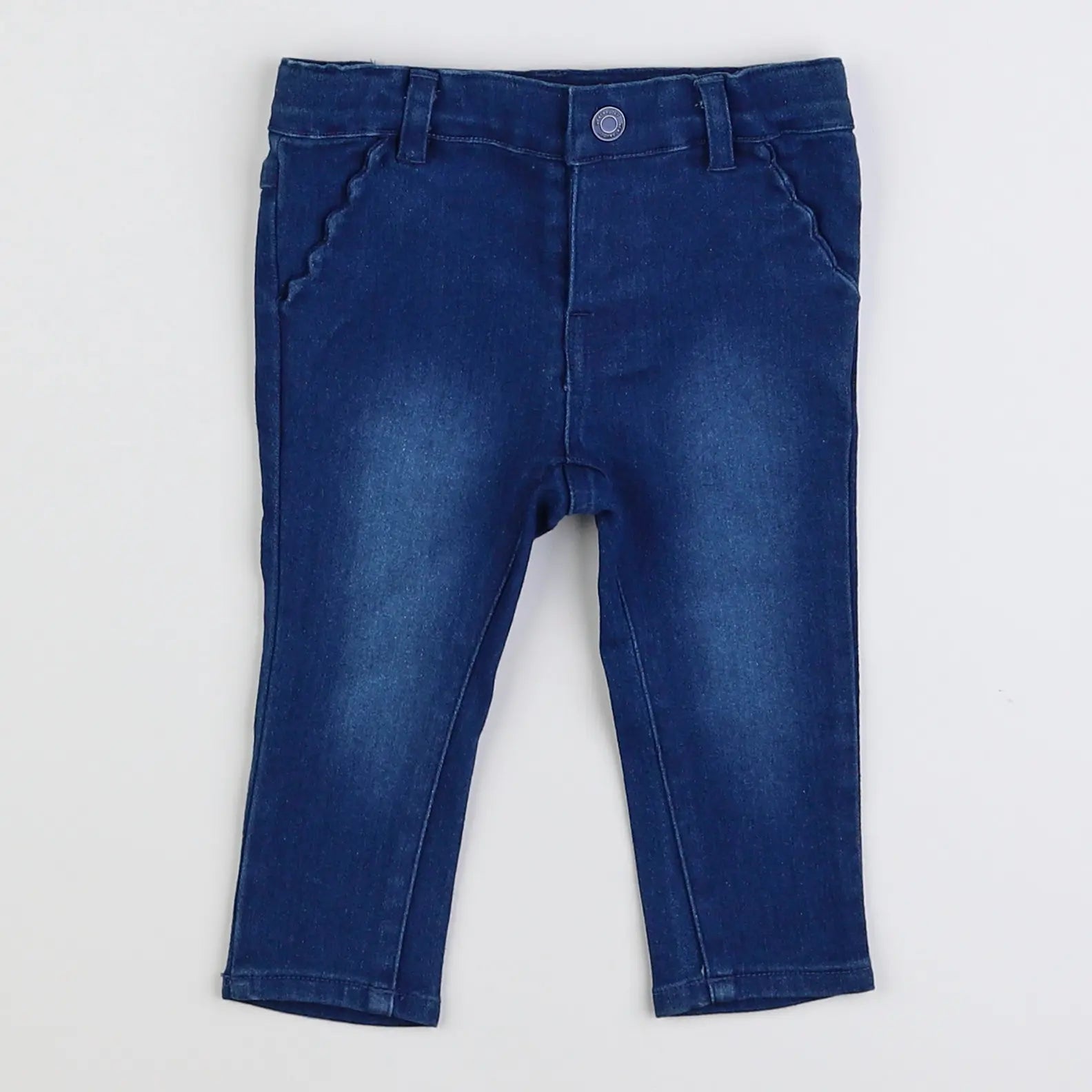Vertbaudet - jean bleu - 9 mois