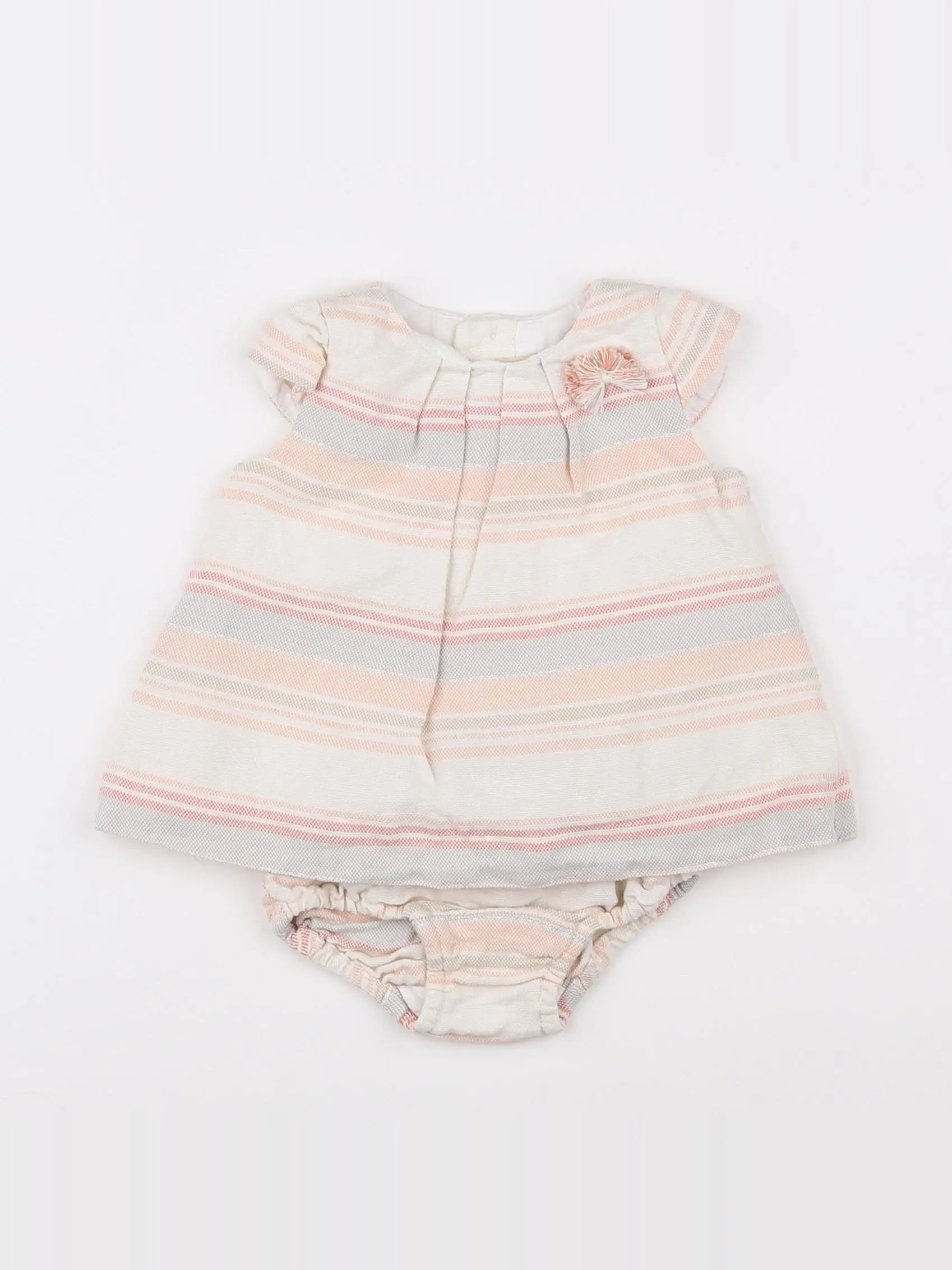 Zara - robe beige - 1/3 mois