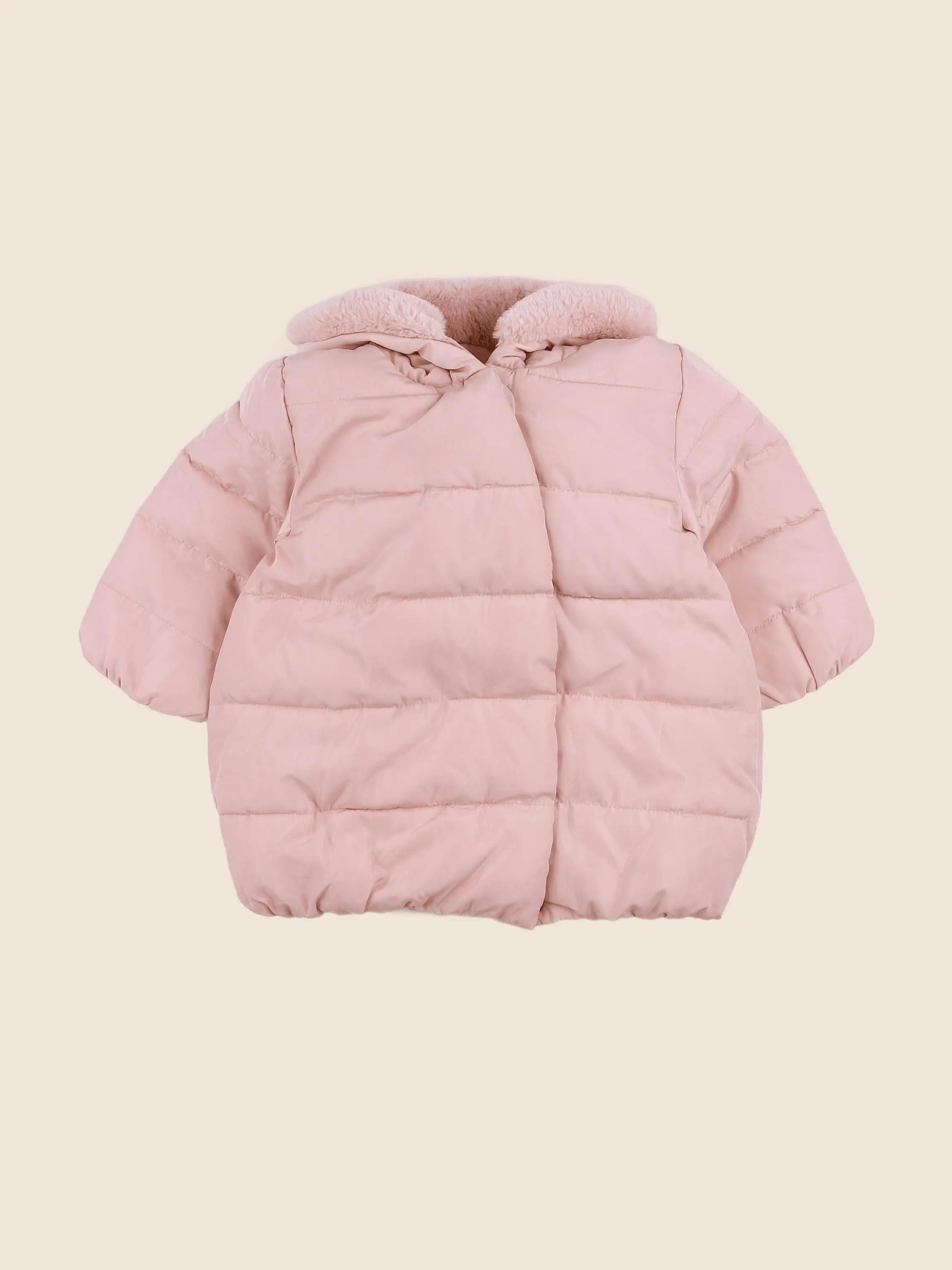 Vertbaudet - doudoune rose - 12 mois