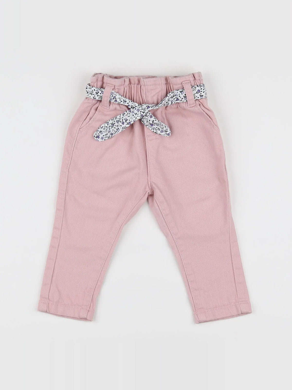 Vertbaudet - pantalon rose - 6 mois