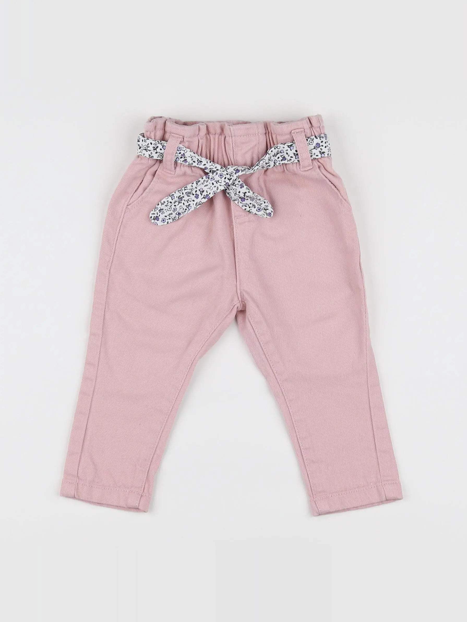 Vertbaudet - pantalon rose - 6 mois