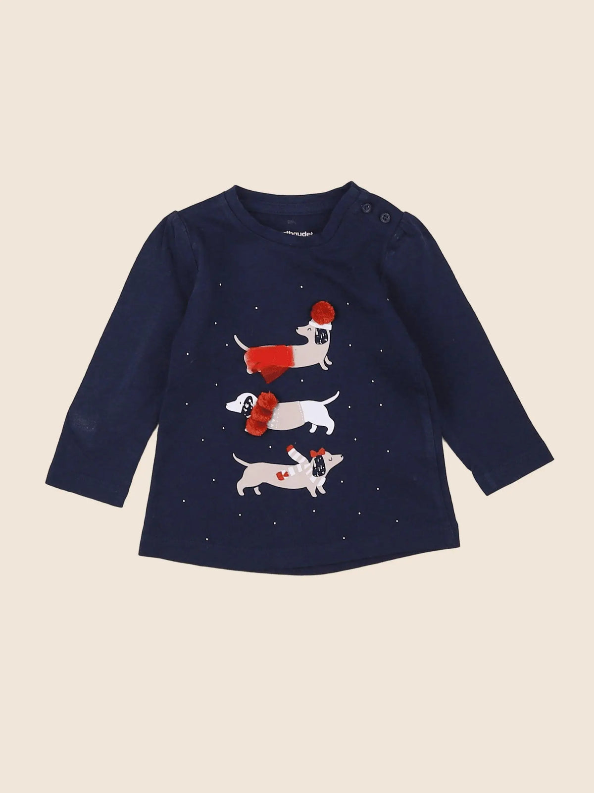 Vertbaudet - tee-shirt bleu - 3 mois