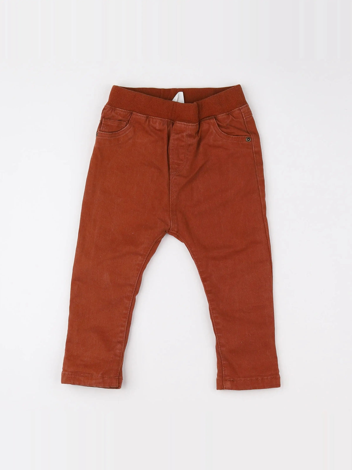 H&M - pantalon marron - 12/9 mois