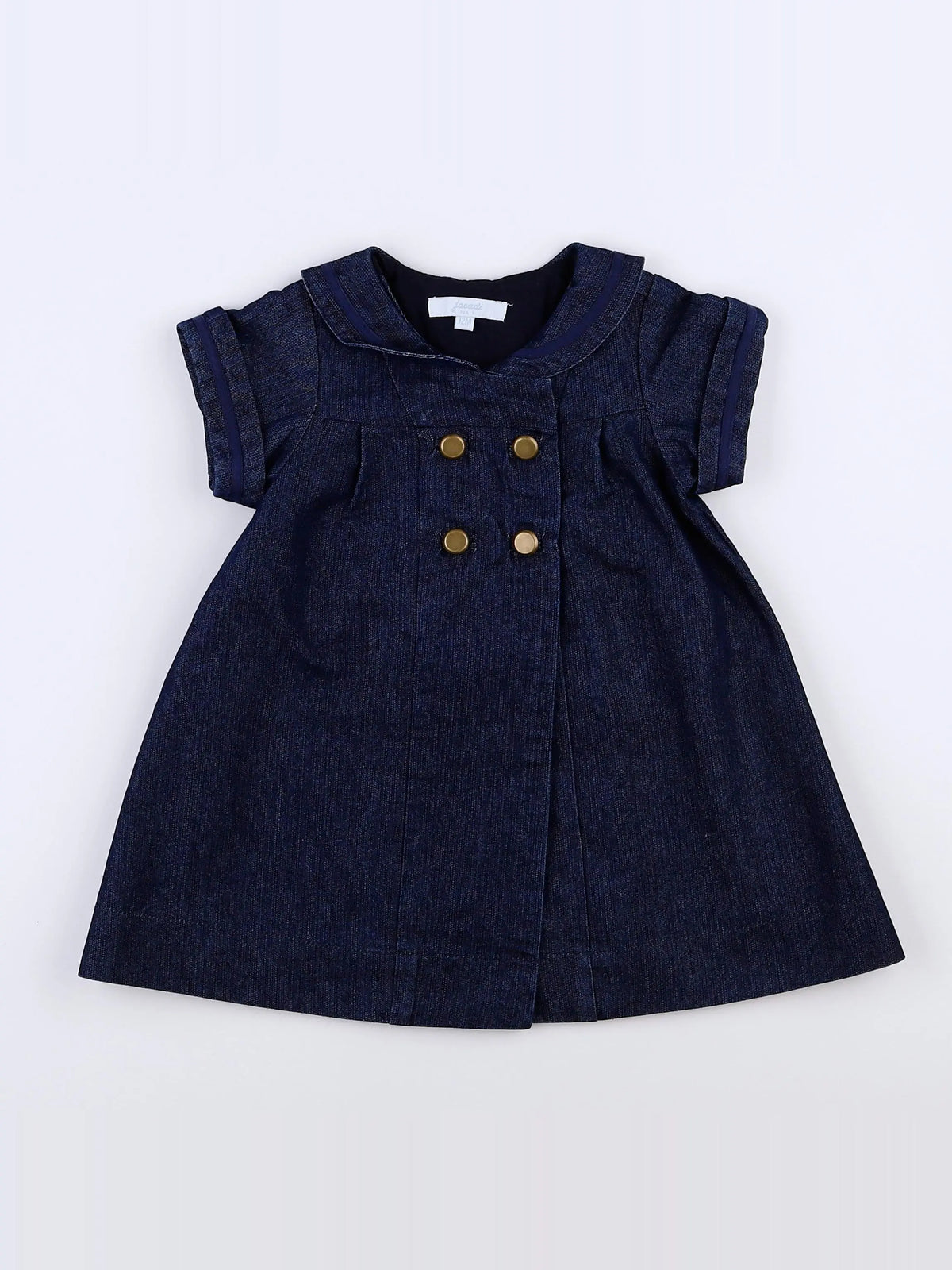 Jacadi - robe bleu - 12 mois