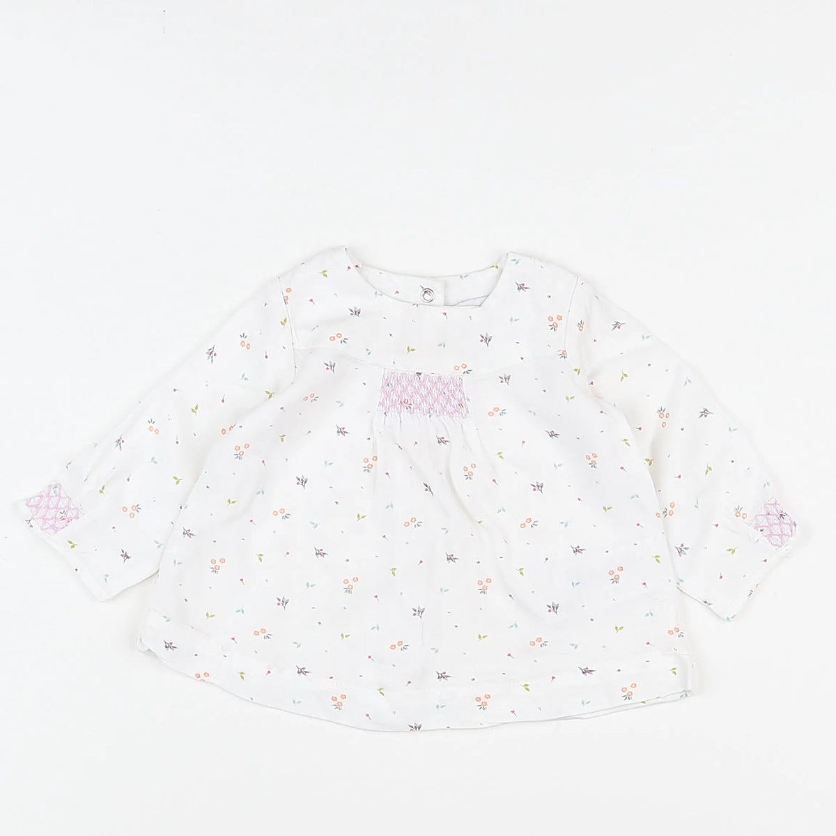 Vertbaudet - blouse multicolore - 3 mois