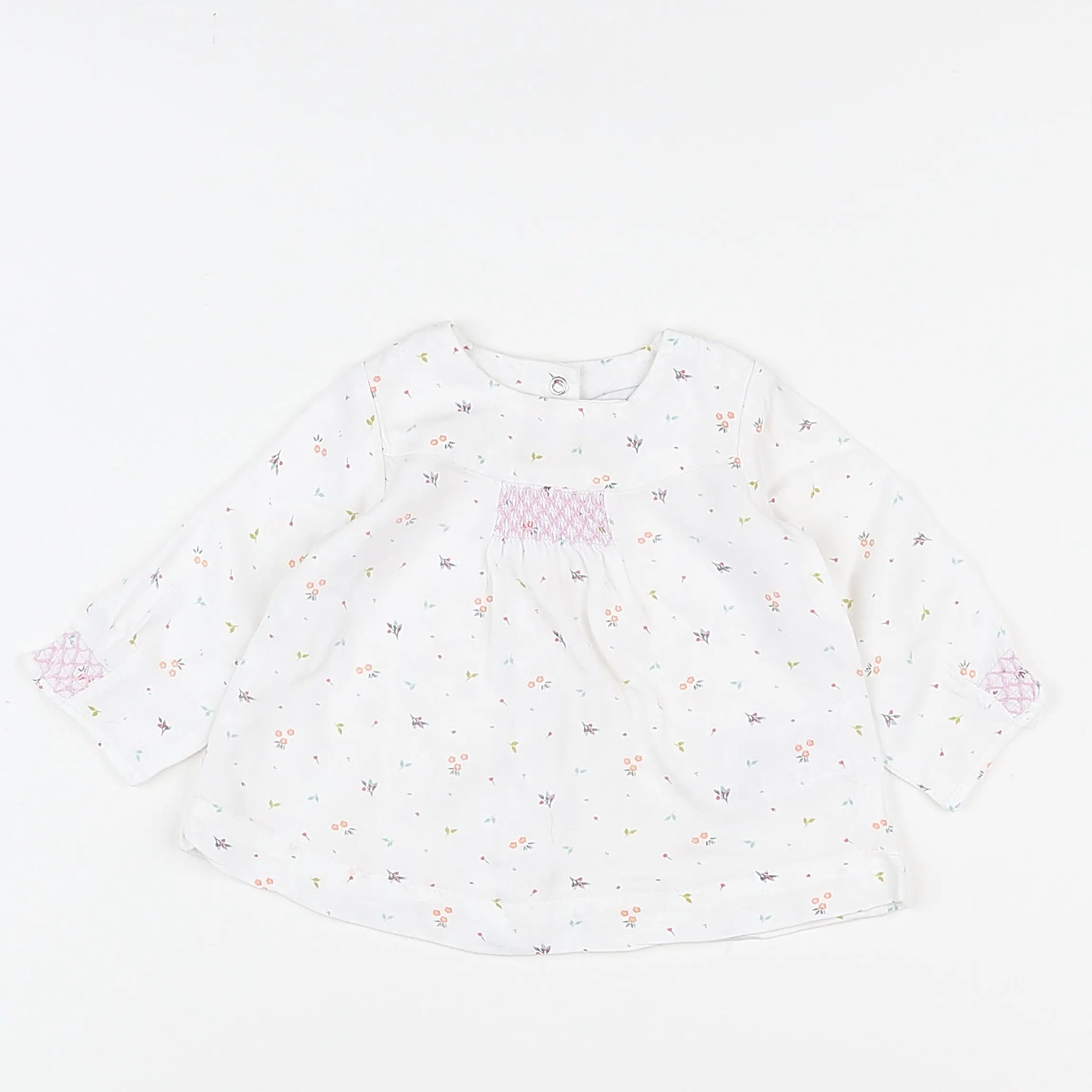 Vertbaudet - blouse multicolore - 3 mois