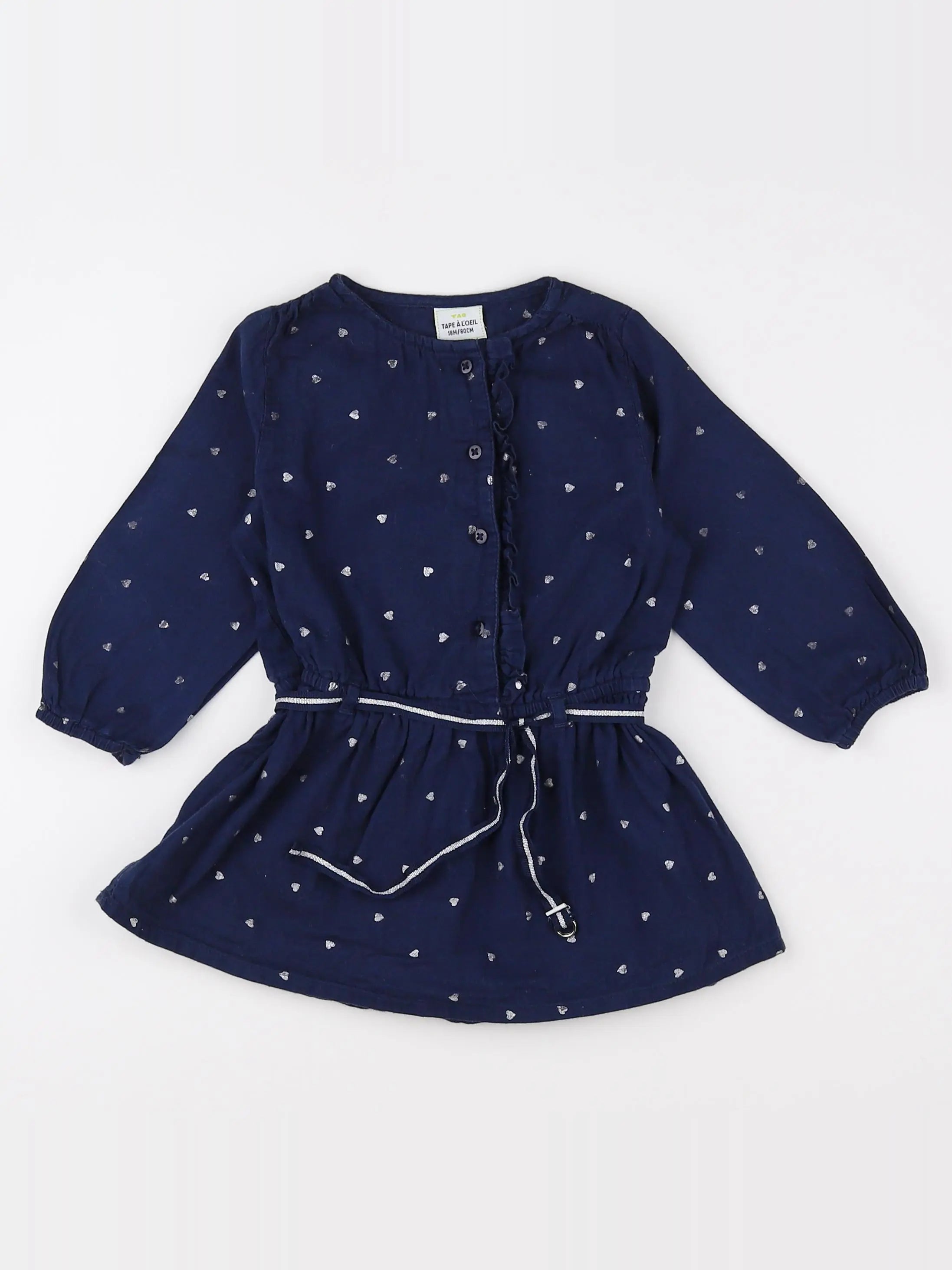 Tape à l'oeil - robe bleu - 18 mois