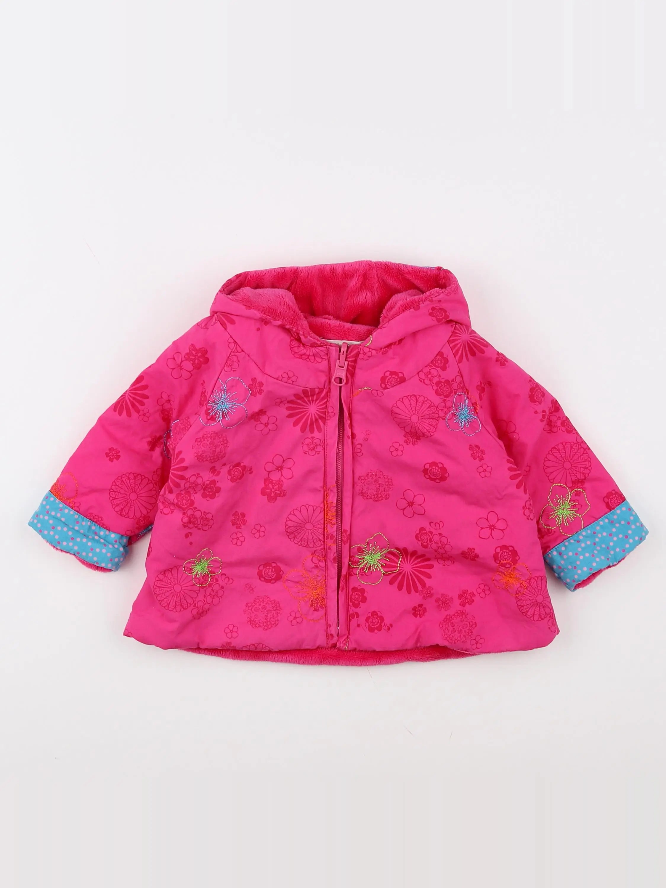 Kenzo - parka rose - 3 mois