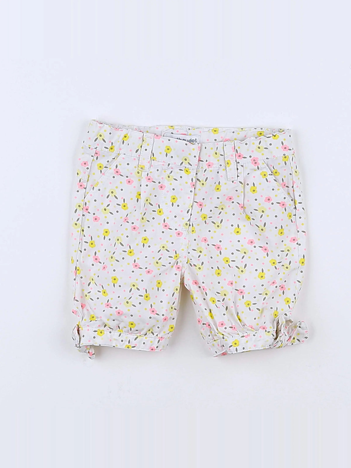 Vertbaudet - short blanc - 12 mois