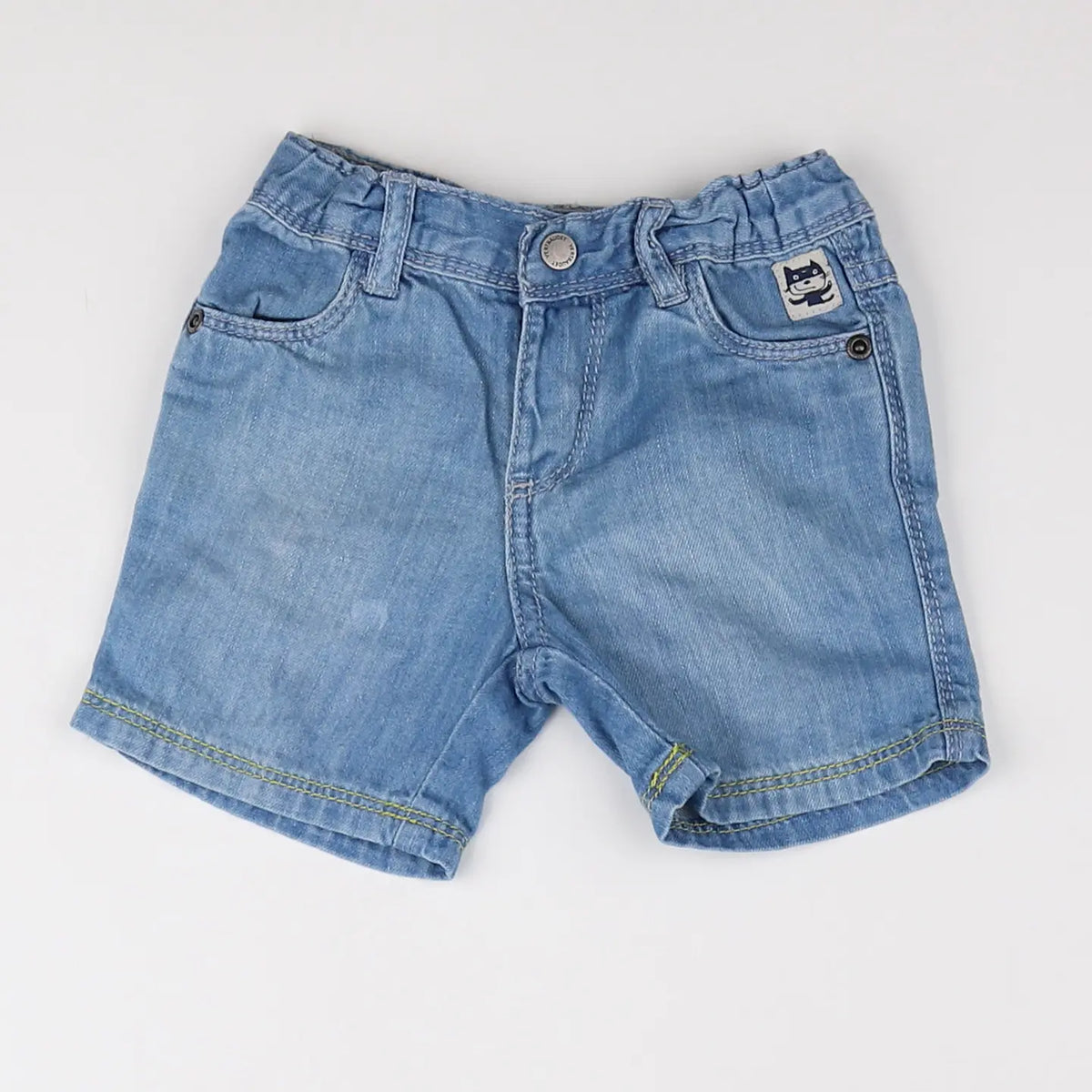 Vertbaudet - short bleu - 9 mois
