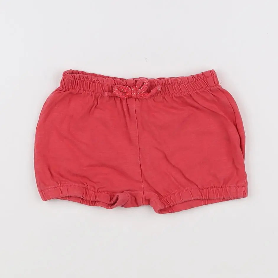 Vertbaudet - short rose - 18 mois