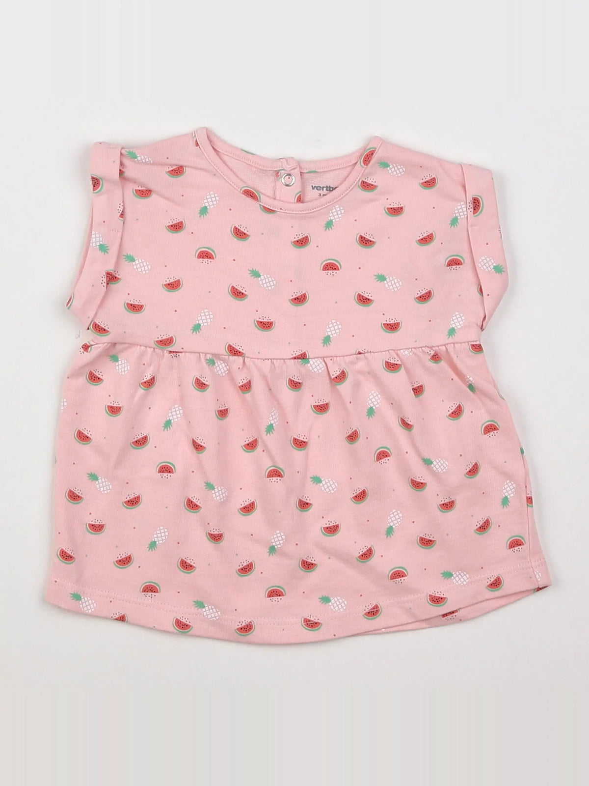 Vertbaudet - robe rose - 3 mois