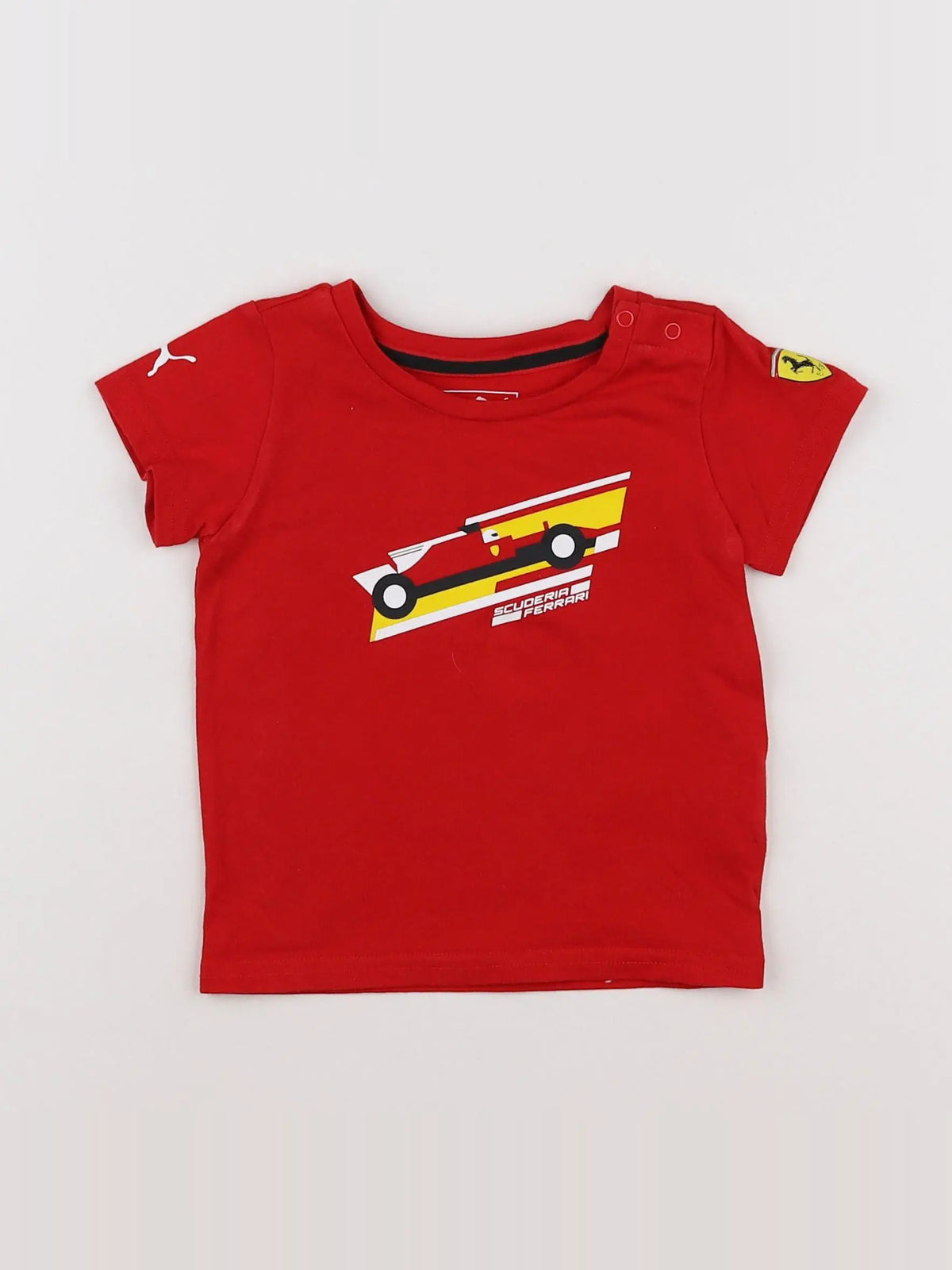 Puma - tee-shirt rouge - 6/9 mois